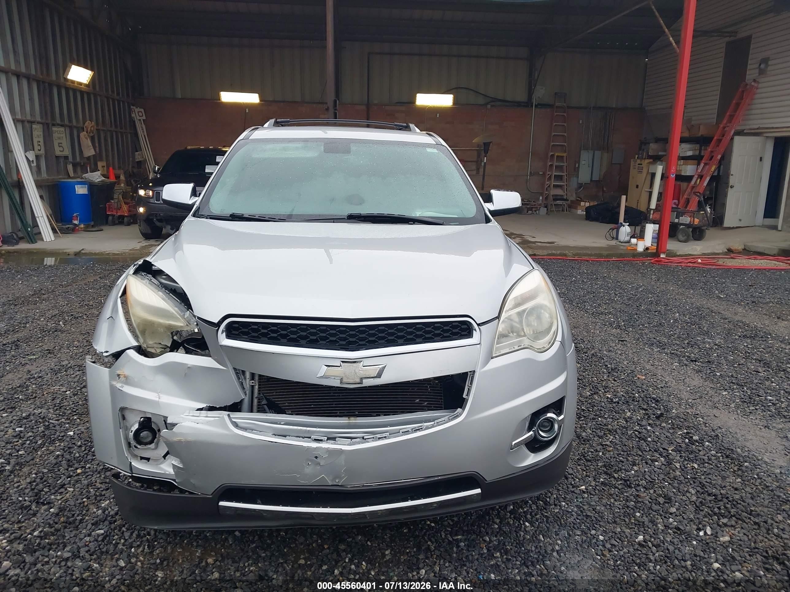 2011 Chevrolet Equinox Lt W/2lt Silver vin: 2GNALPEC9B1264050