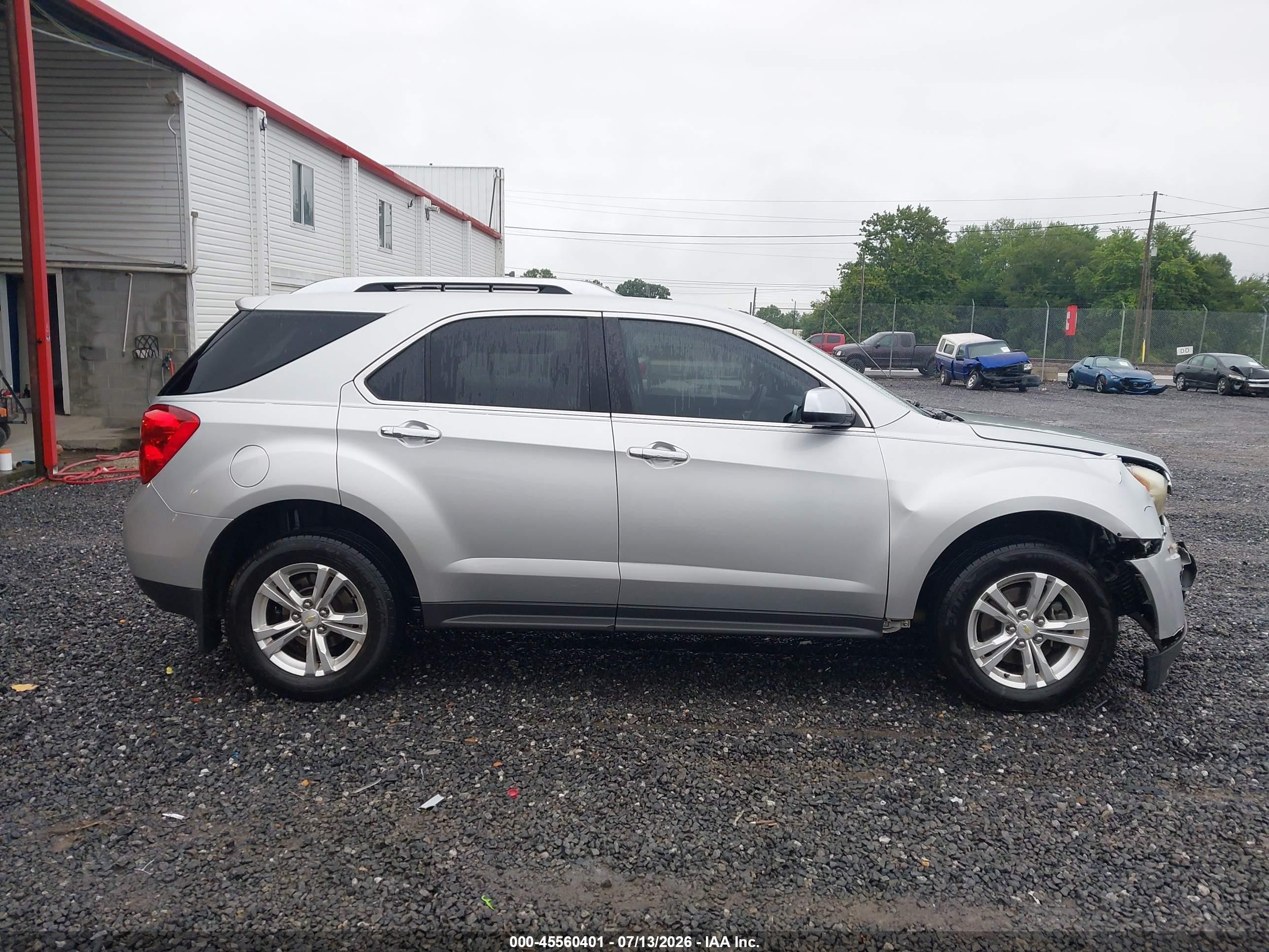 2011 Chevrolet Equinox Lt W/2lt Silver vin: 2GNALPEC9B1264050