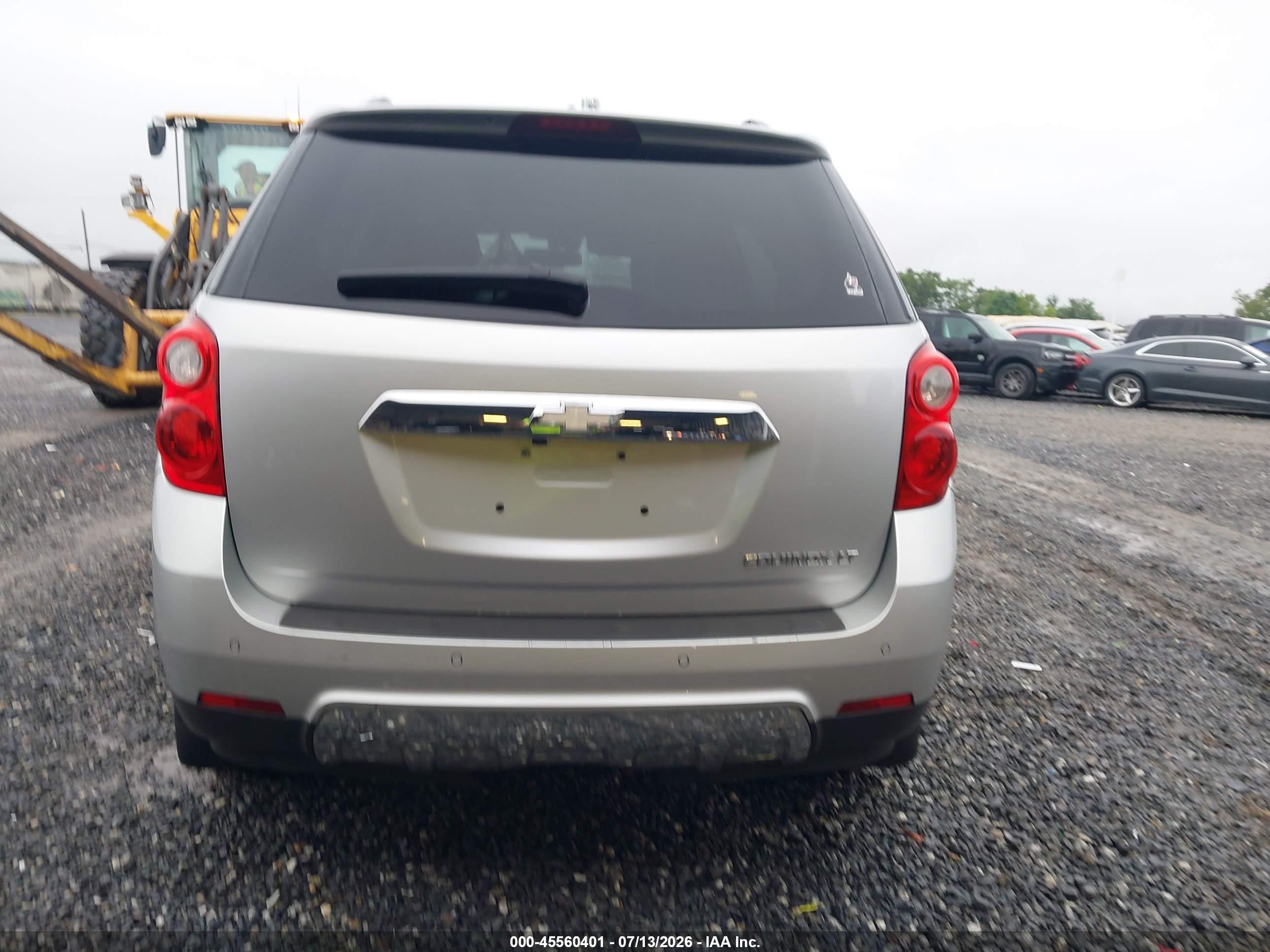 2011 Chevrolet Equinox Lt W/2lt Silver vin: 2GNALPEC9B1264050