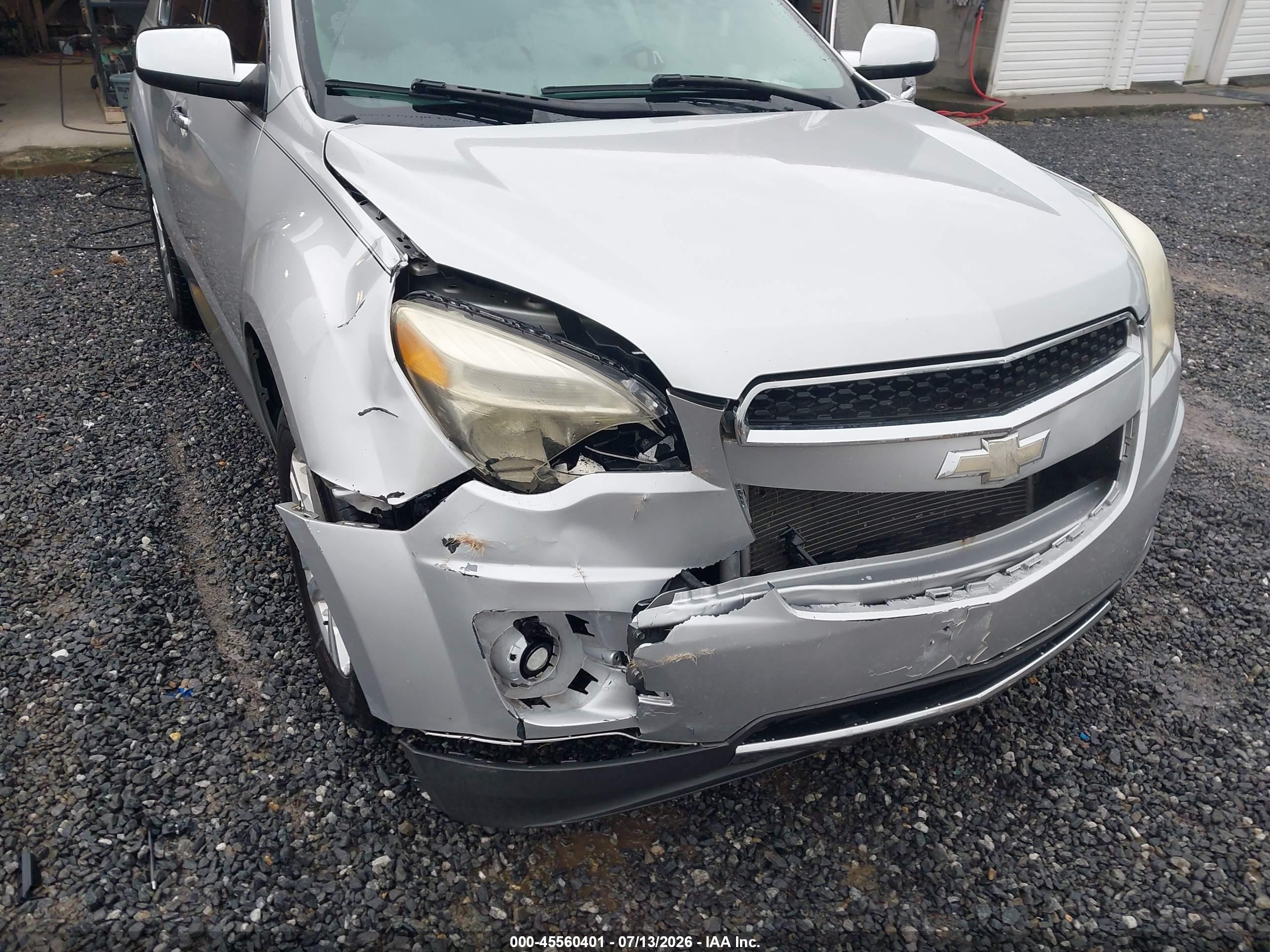 2011 Chevrolet Equinox Lt W/2lt Silver vin: 2GNALPEC9B1264050