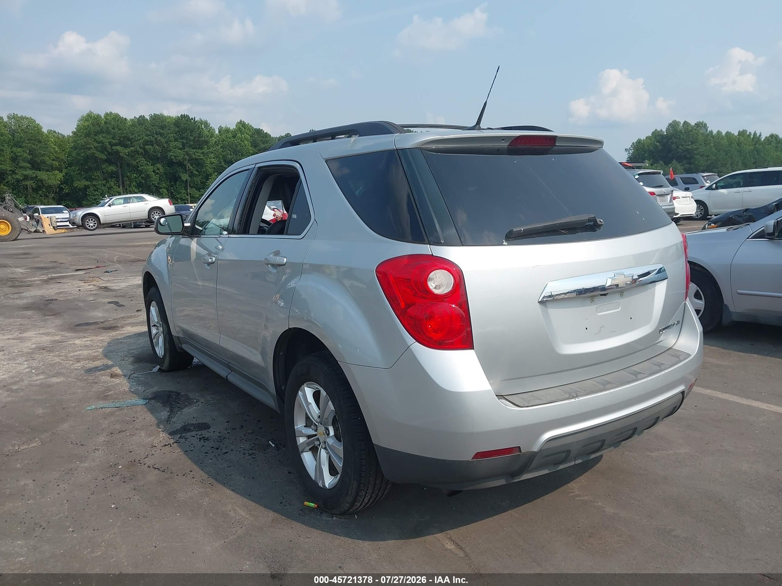 2011 Chevrolet Equinox Lt W/2lt Silver vin: 2GNALPEC9B1275632