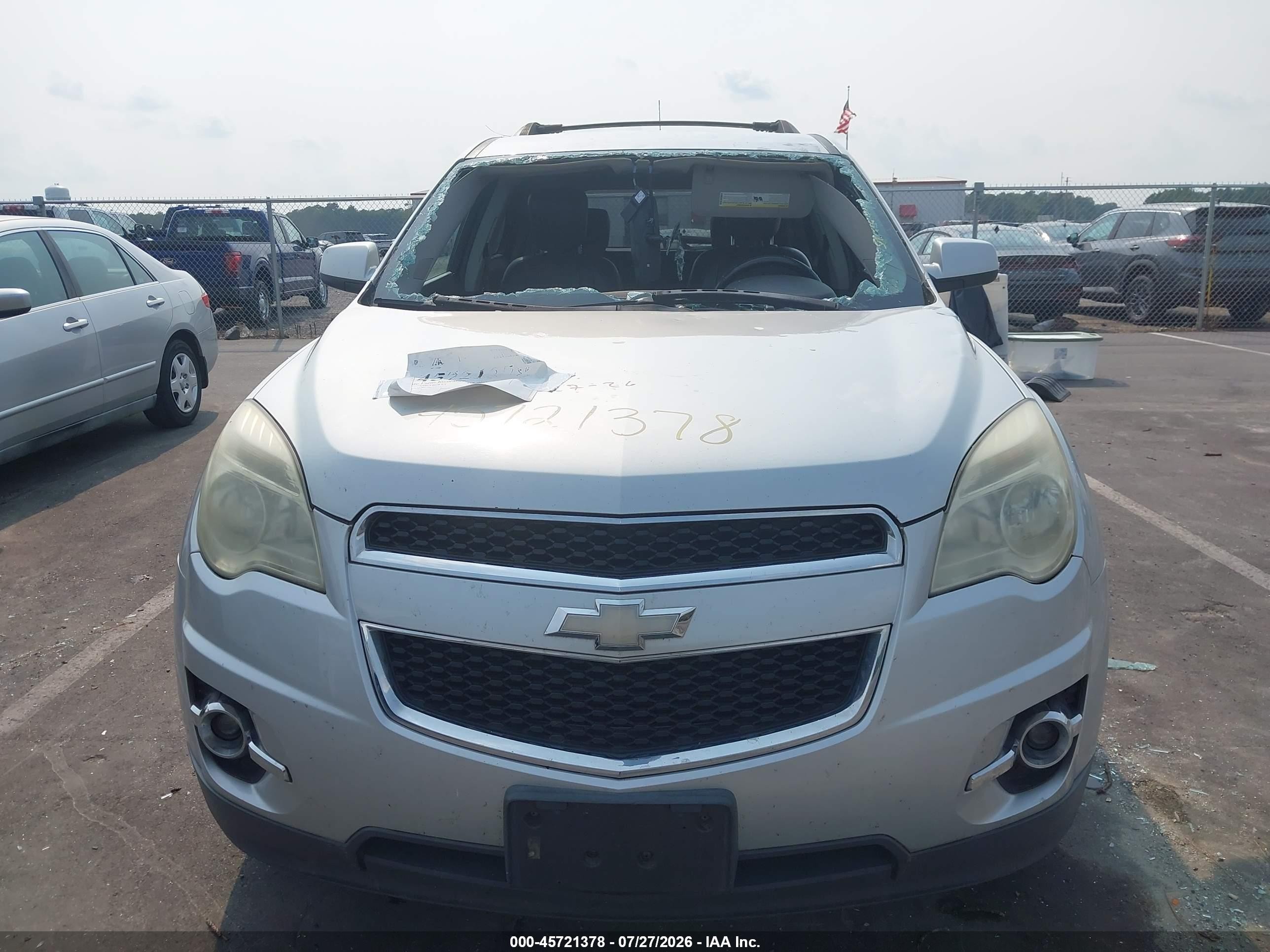 2011 Chevrolet Equinox Lt W/2lt Silver vin: 2GNALPEC9B1275632