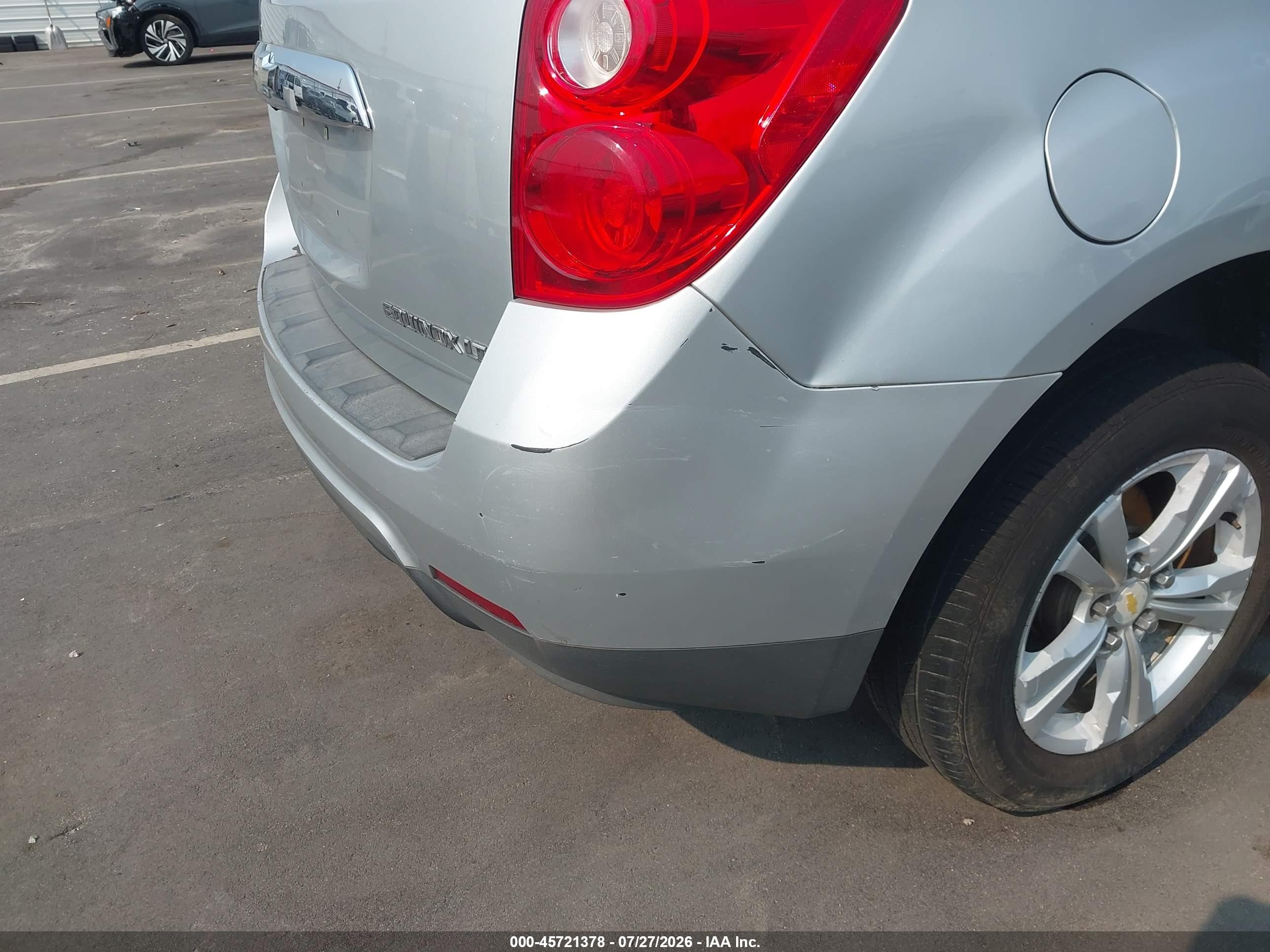 2011 Chevrolet Equinox Lt W/2lt Silver vin: 2GNALPEC9B1275632