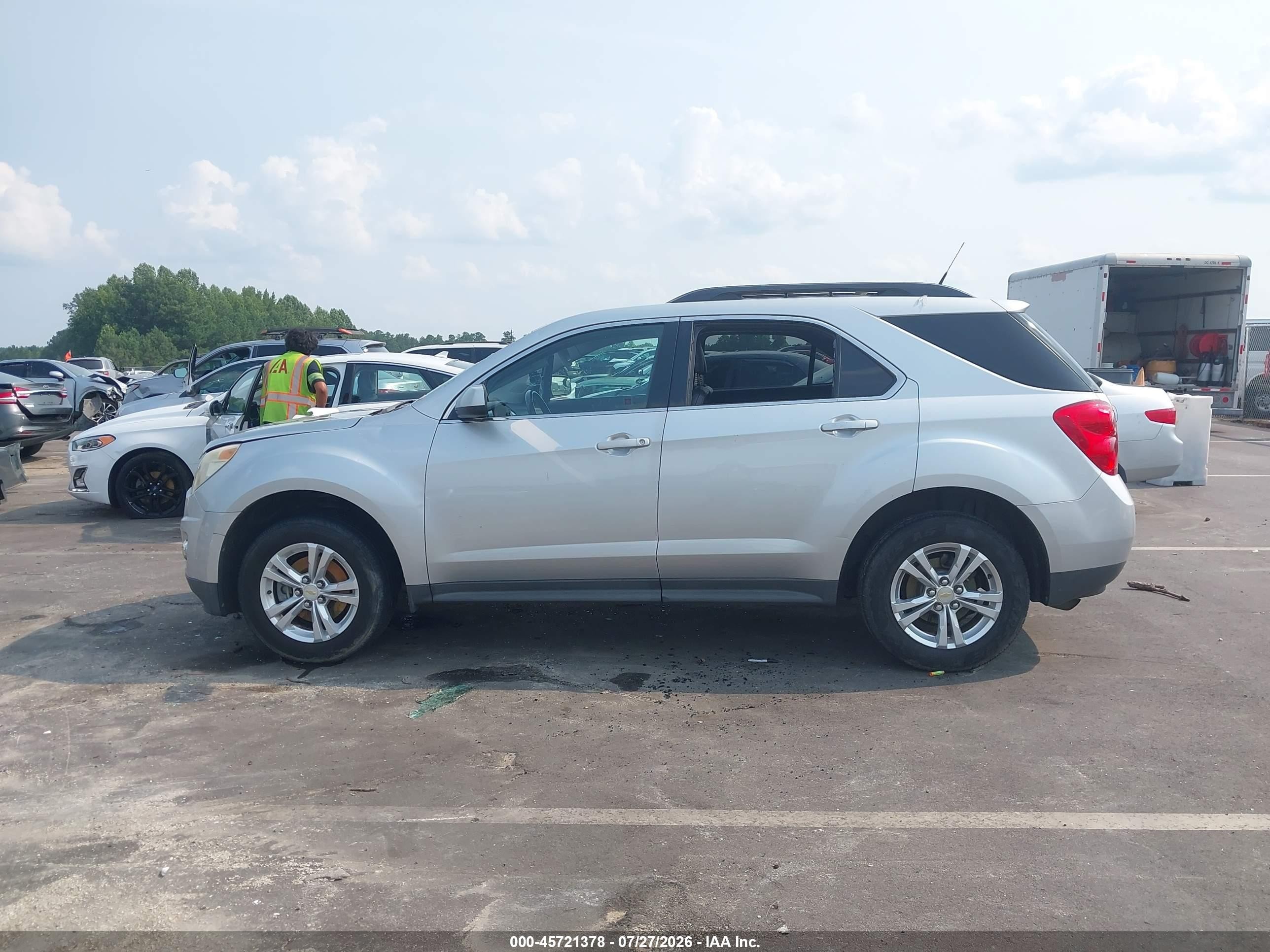 2011 Chevrolet Equinox Lt W/2lt Silver vin: 2GNALPEC9B1275632