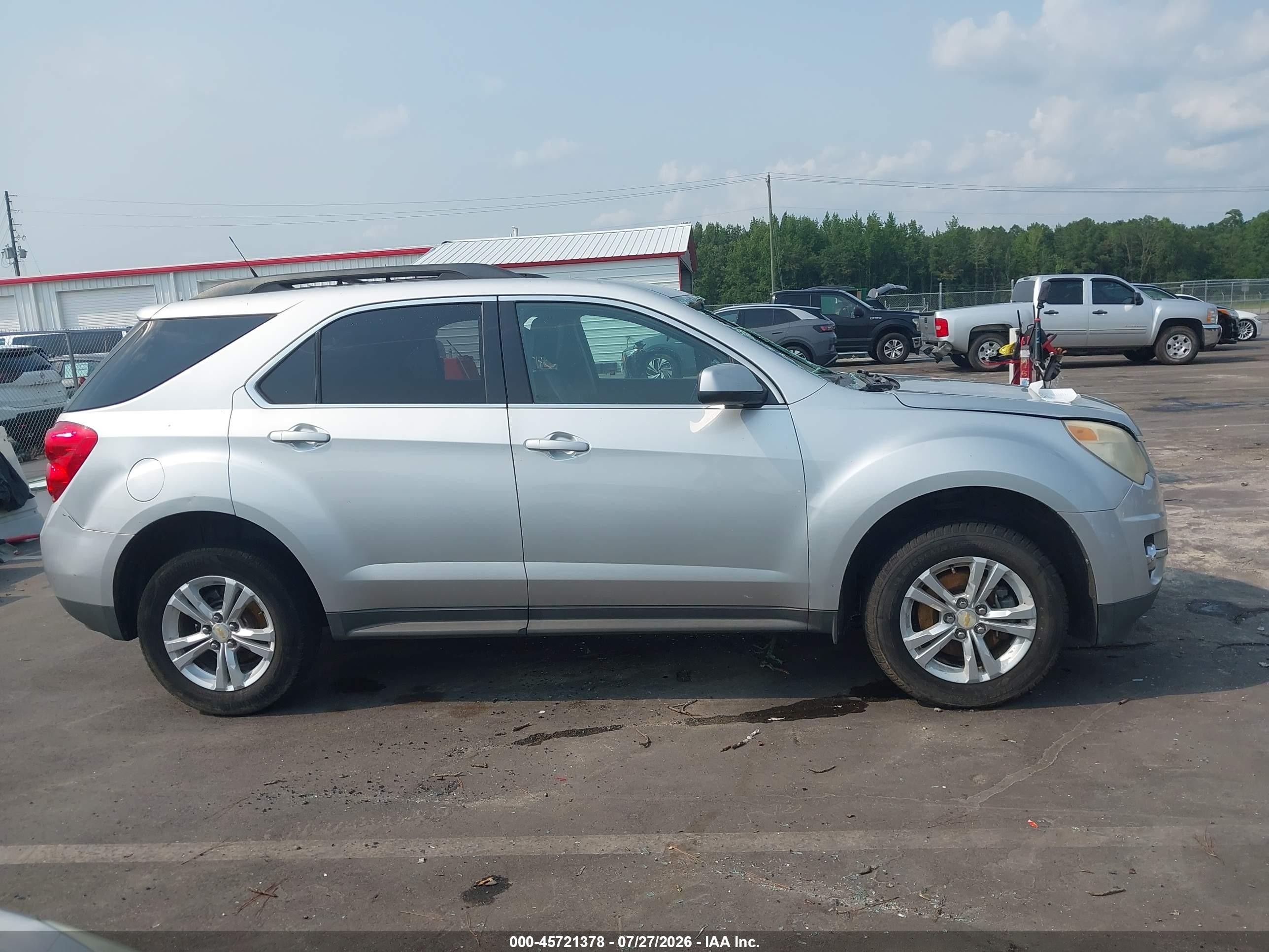 2011 Chevrolet Equinox Lt W/2lt Silver vin: 2GNALPEC9B1275632