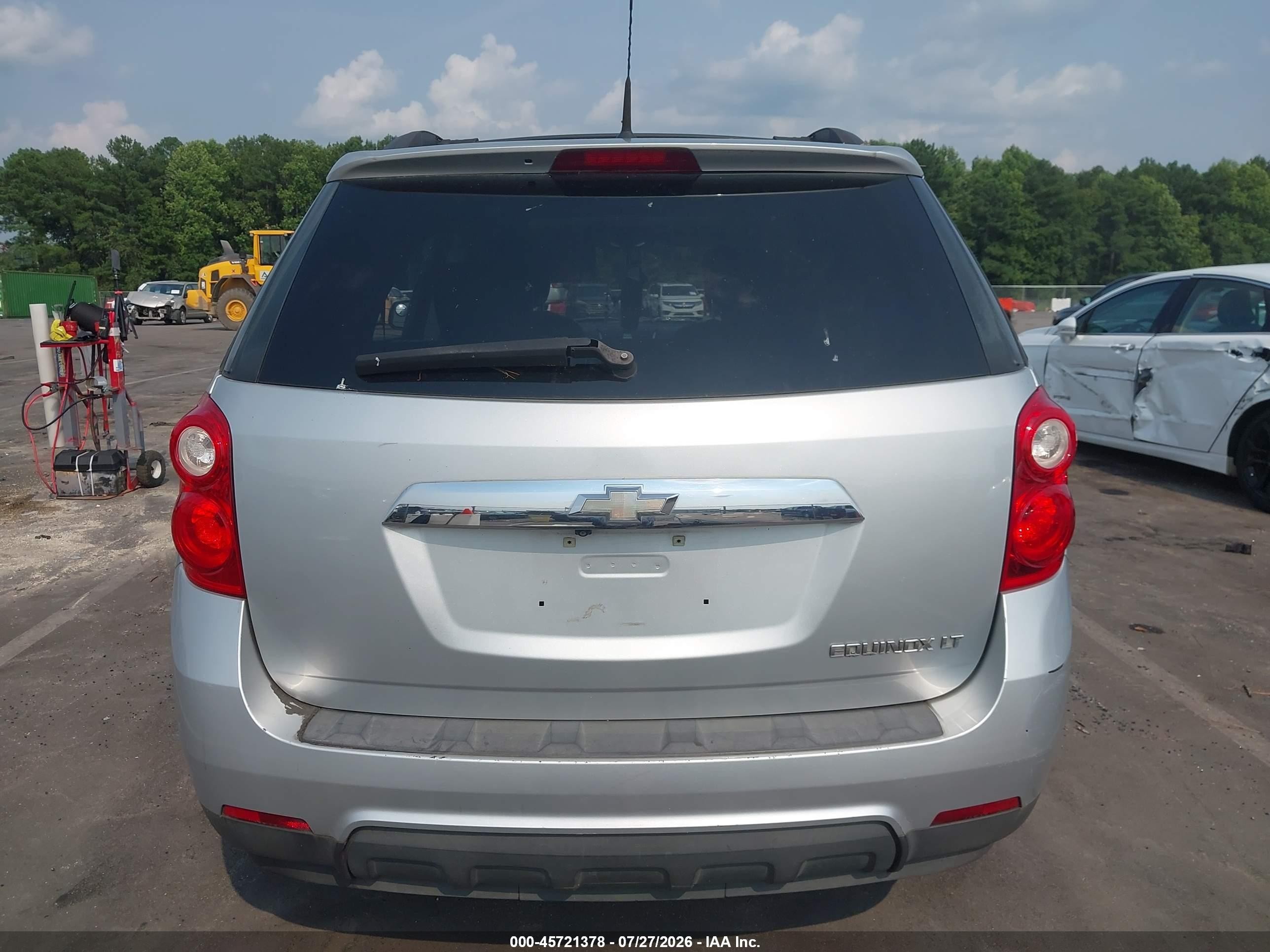 2011 Chevrolet Equinox Lt W/2lt Silver vin: 2GNALPEC9B1275632