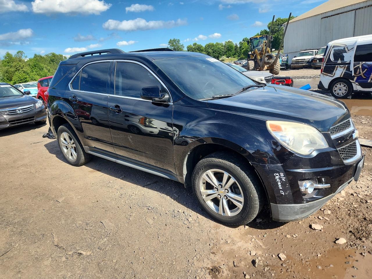 2011 Chevrolet Equinox Lt Black vin: 2GNALPECXB1207551