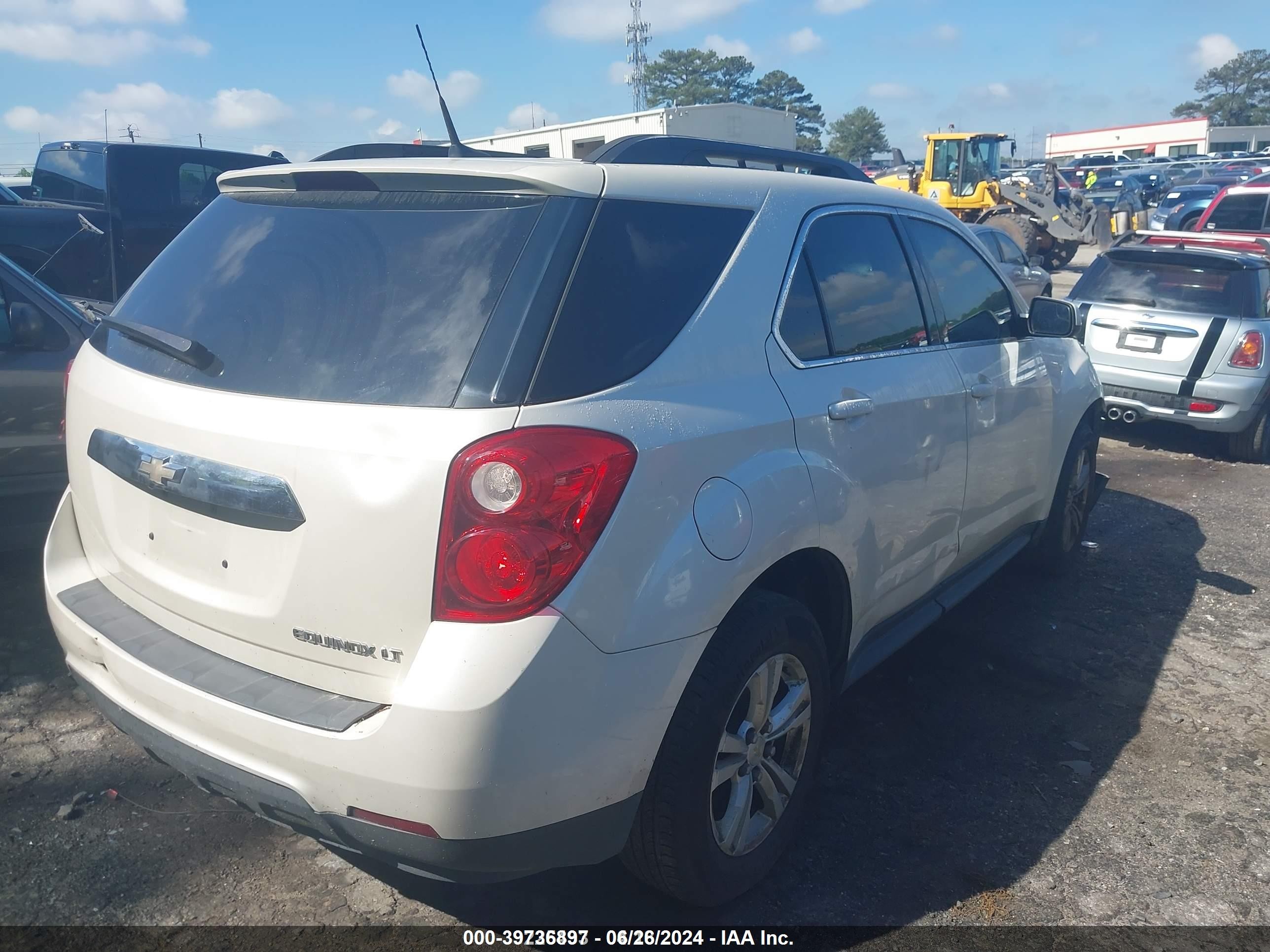 2012 Chevrolet Equinox 2lt Белый vin: 2GNALPEK0C1251843