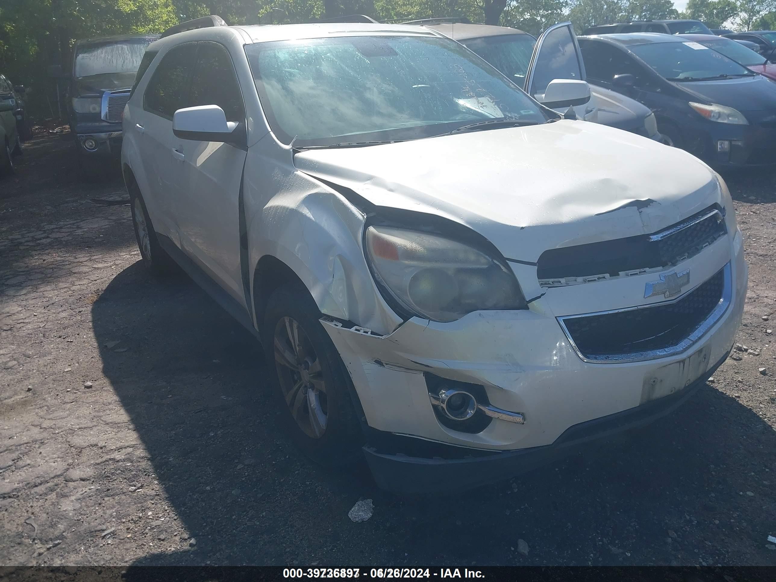 2012 Chevrolet Equinox 2lt Белый vin: 2GNALPEK0C1251843