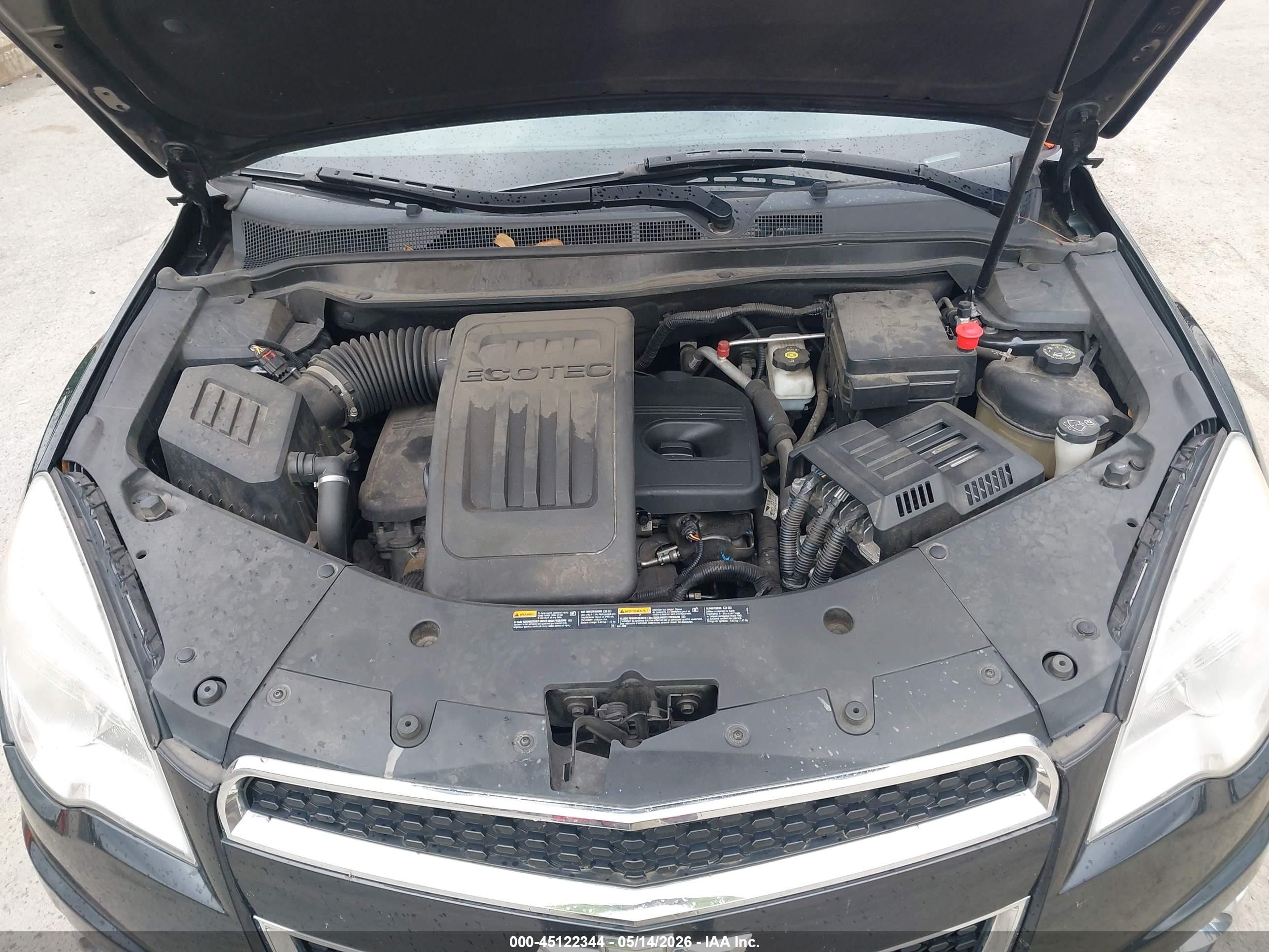 2013 Chevrolet Equinox 2lt Black vin: 2GNALPEK0D6146319