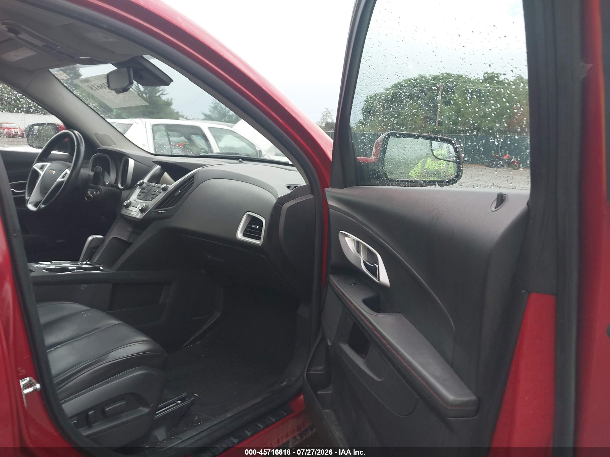 2013 Chevrolet Equinox Lt Red vin: 2GNALPEK0D6295216