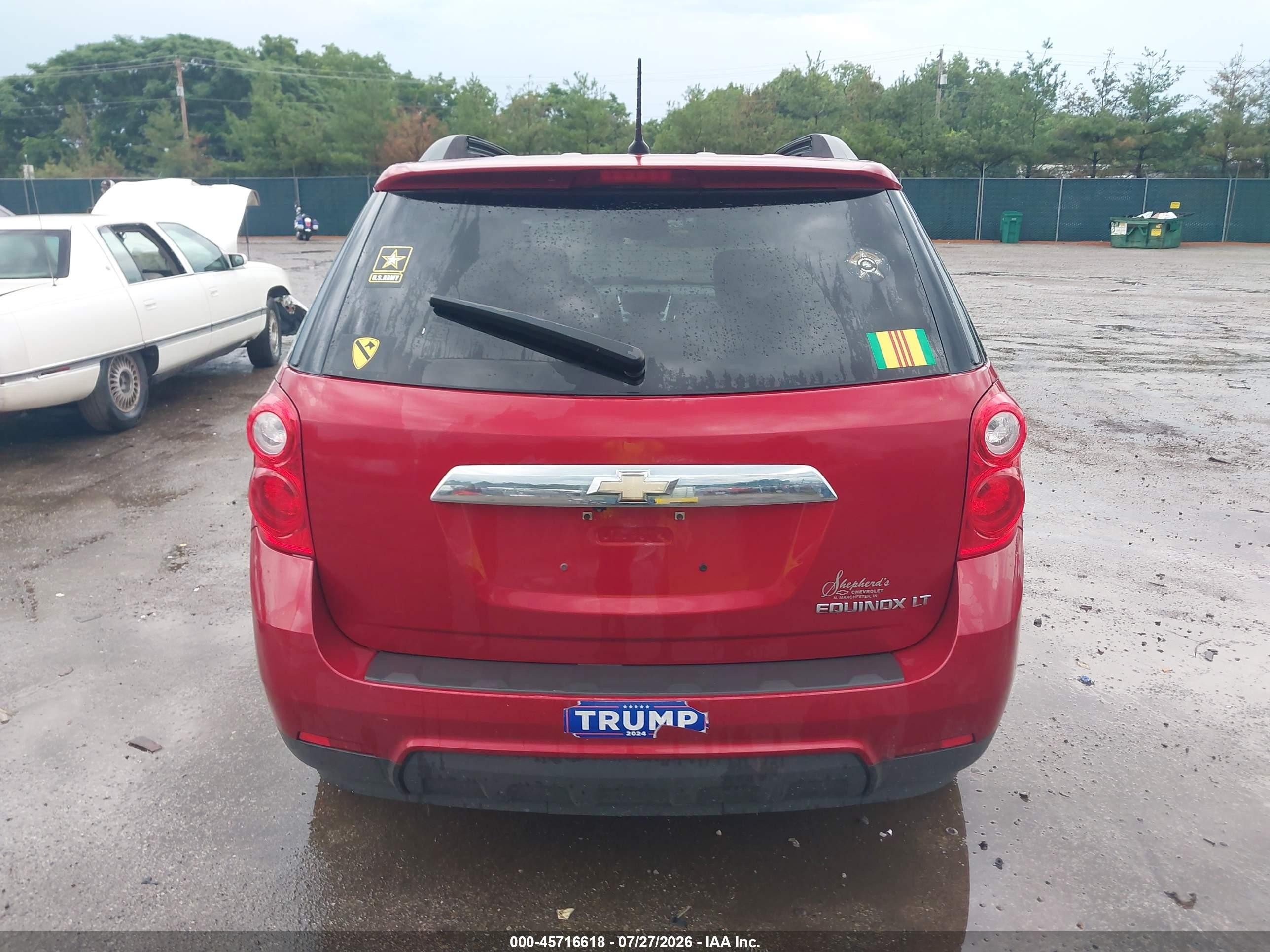 2013 Chevrolet Equinox Lt Red vin: 2GNALPEK0D6295216