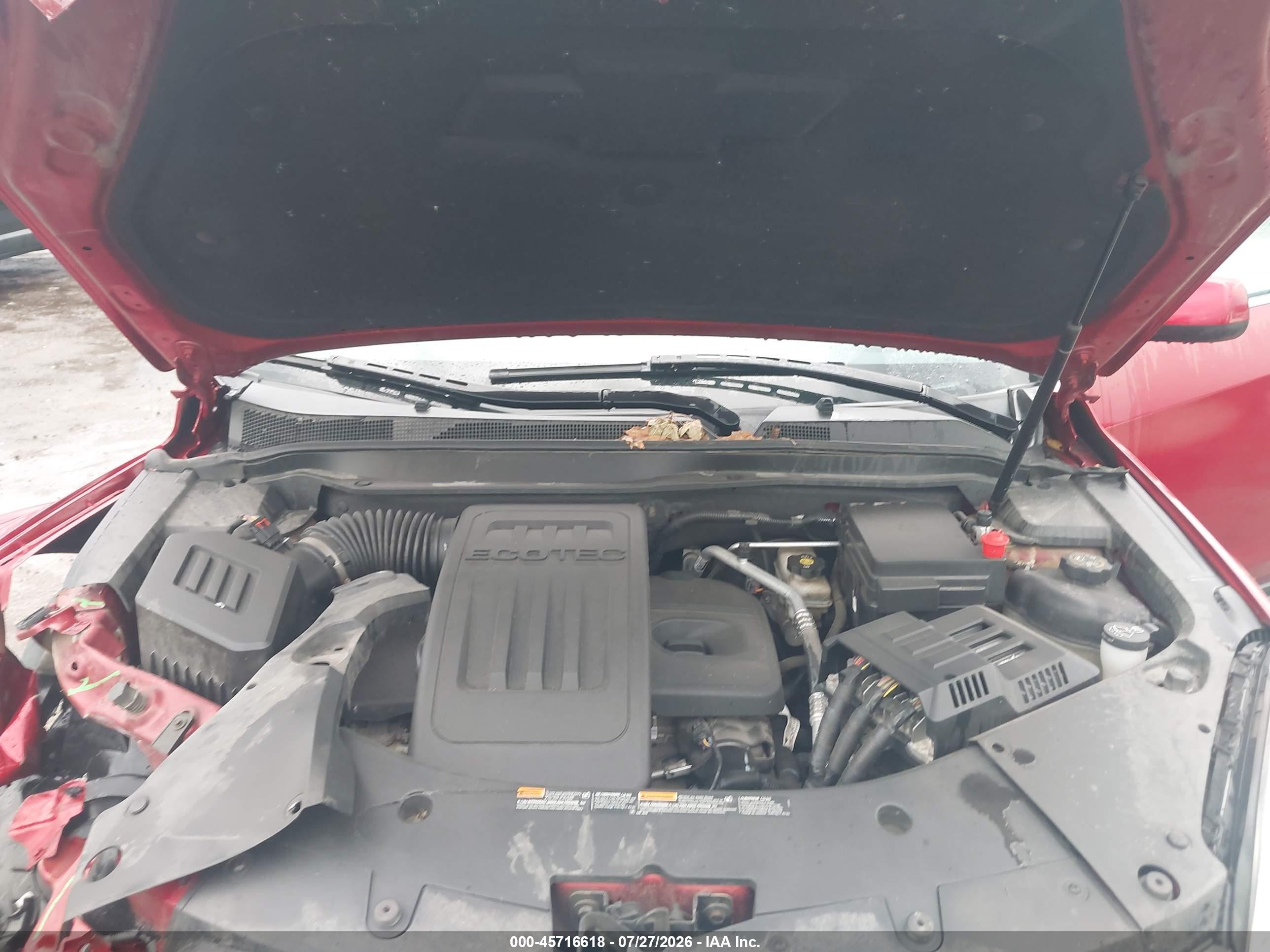 2013 Chevrolet Equinox Lt Red vin: 2GNALPEK0D6295216