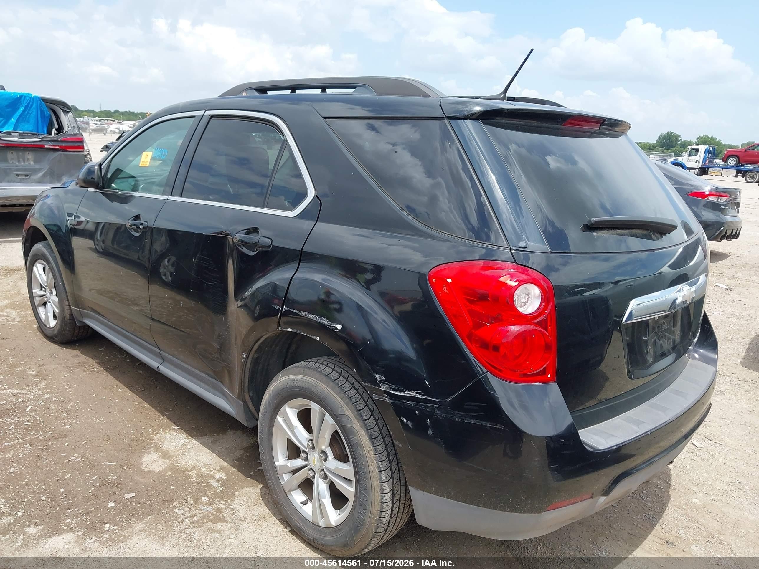 2013 Chevrolet Equinox 2lt Black vin: 2GNALPEK0D6357102