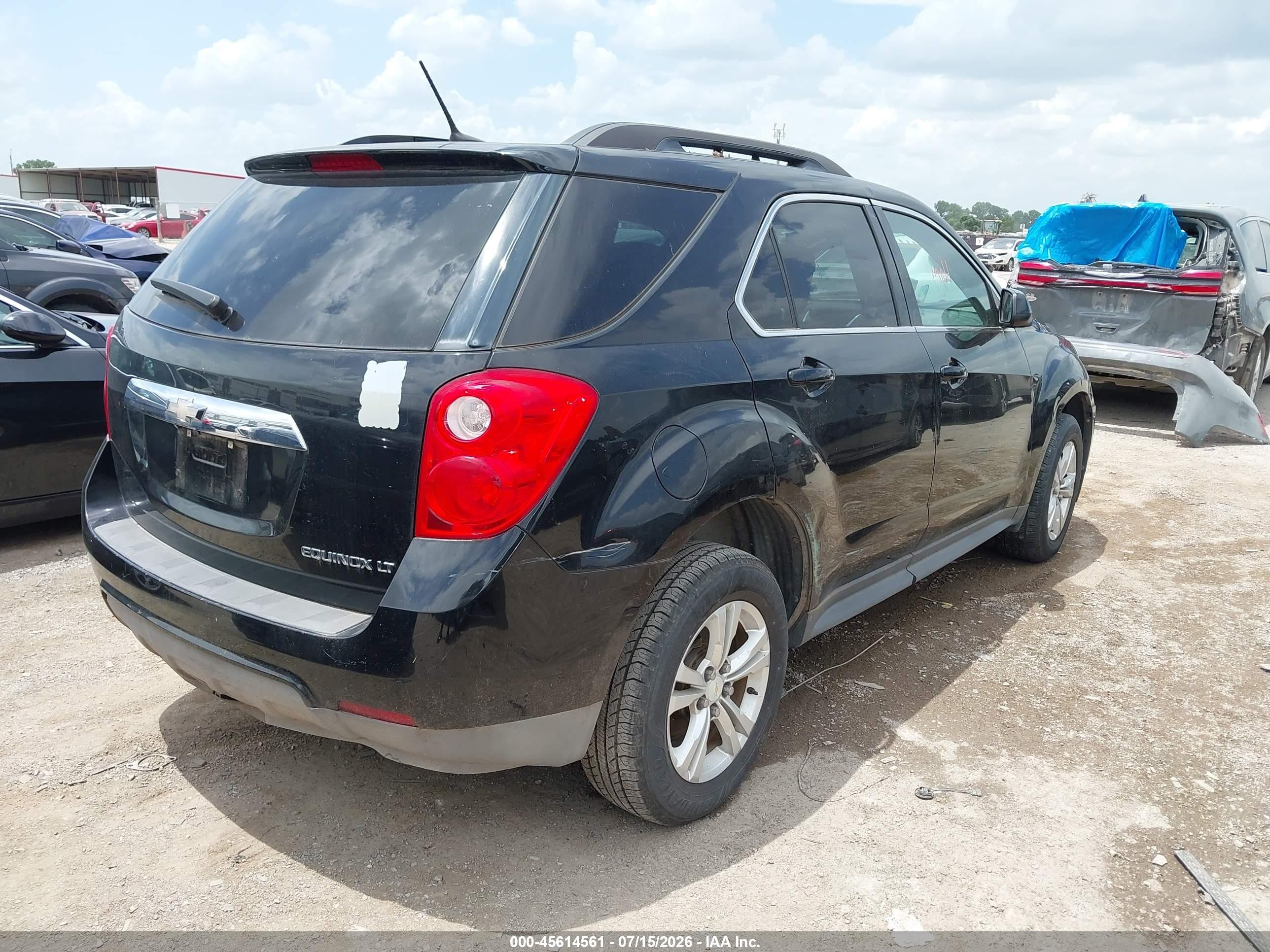 2013 Chevrolet Equinox 2lt Black vin: 2GNALPEK0D6357102
