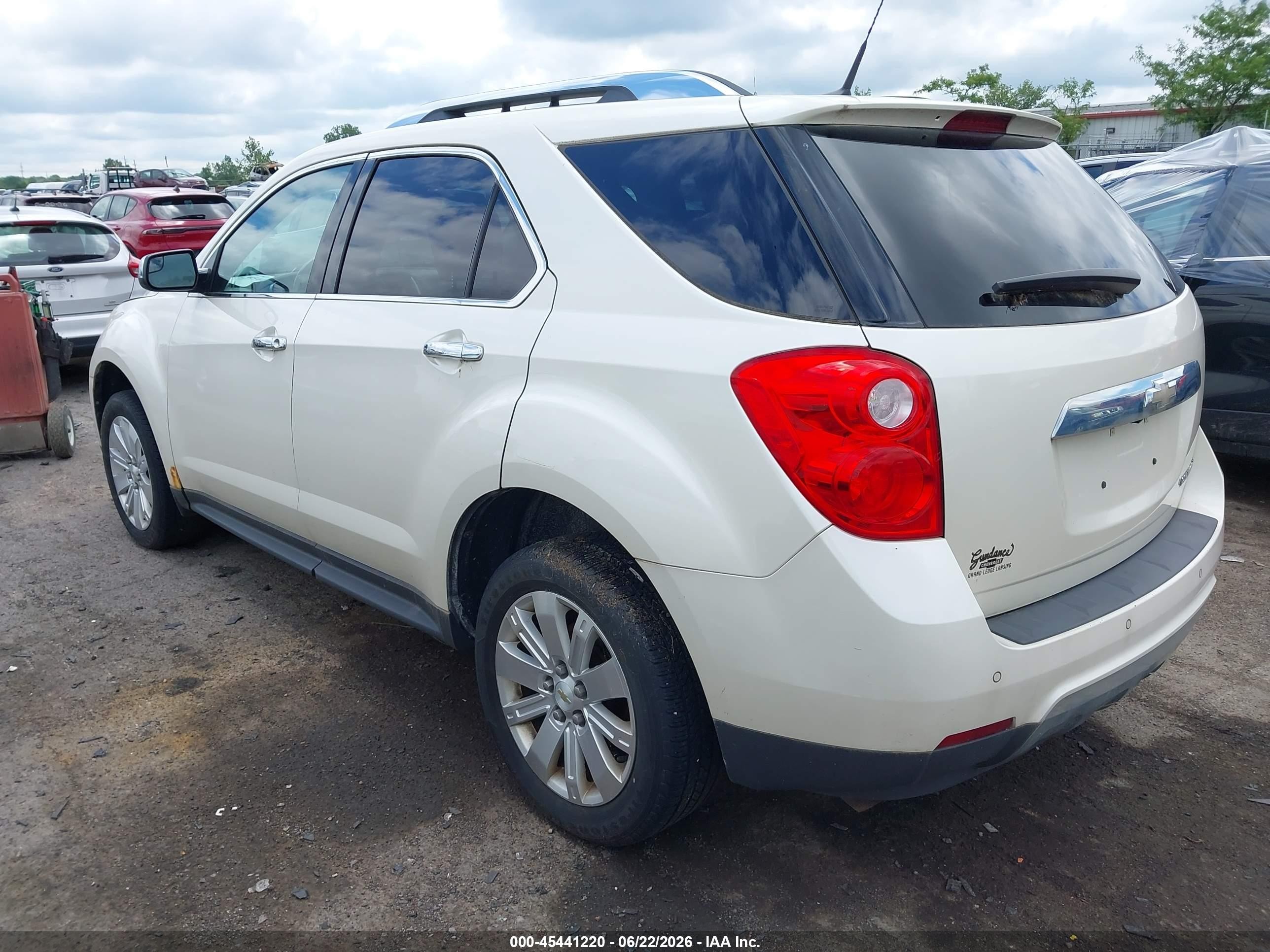 2012 Chevrolet Equinox Lt W/2lt Cream vin: 2GNALPEK1C1311595