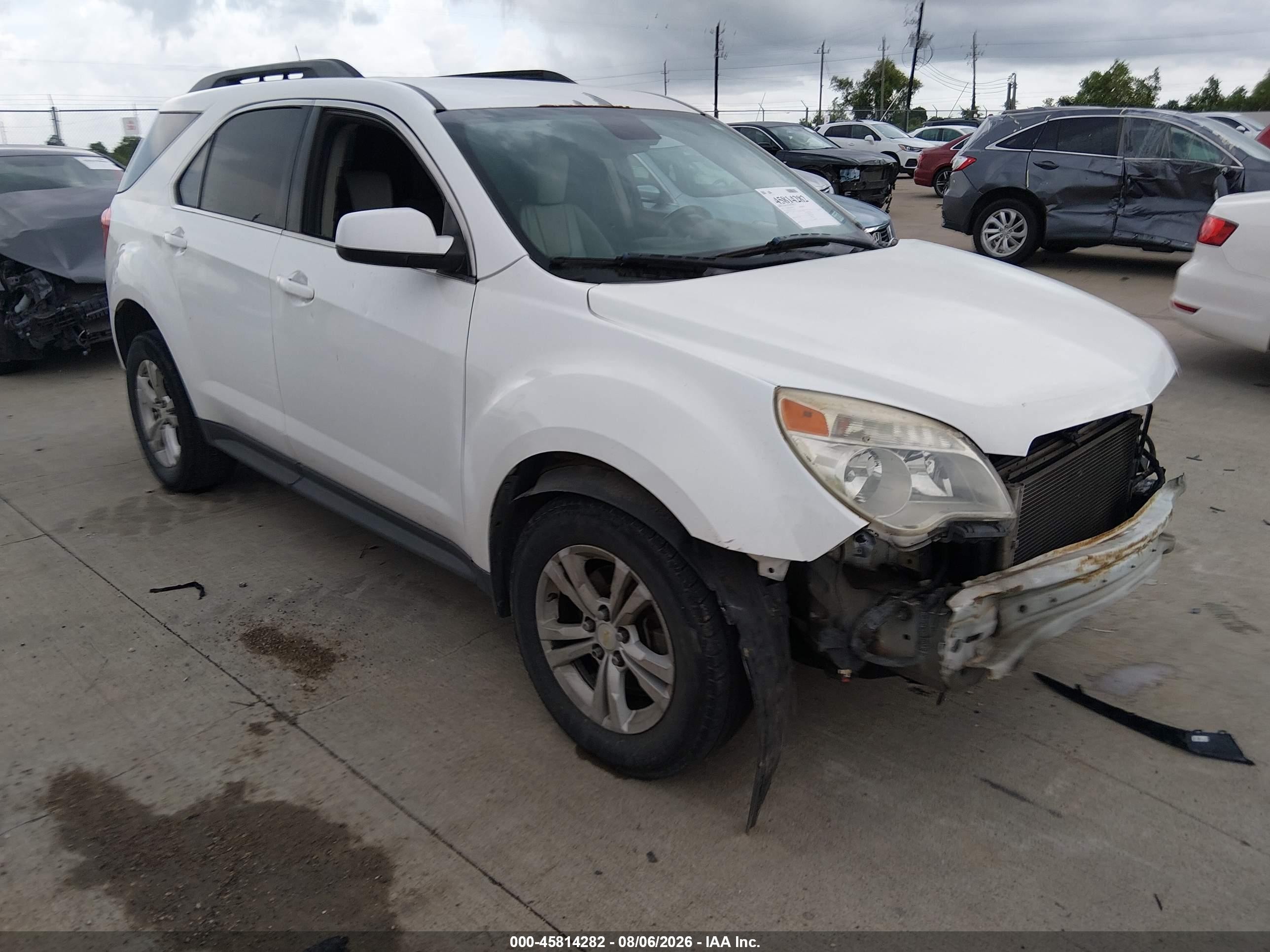 2012 Chevrolet Equinox Lt W/2lt Белый vin: 2GNALPEK1C6351162