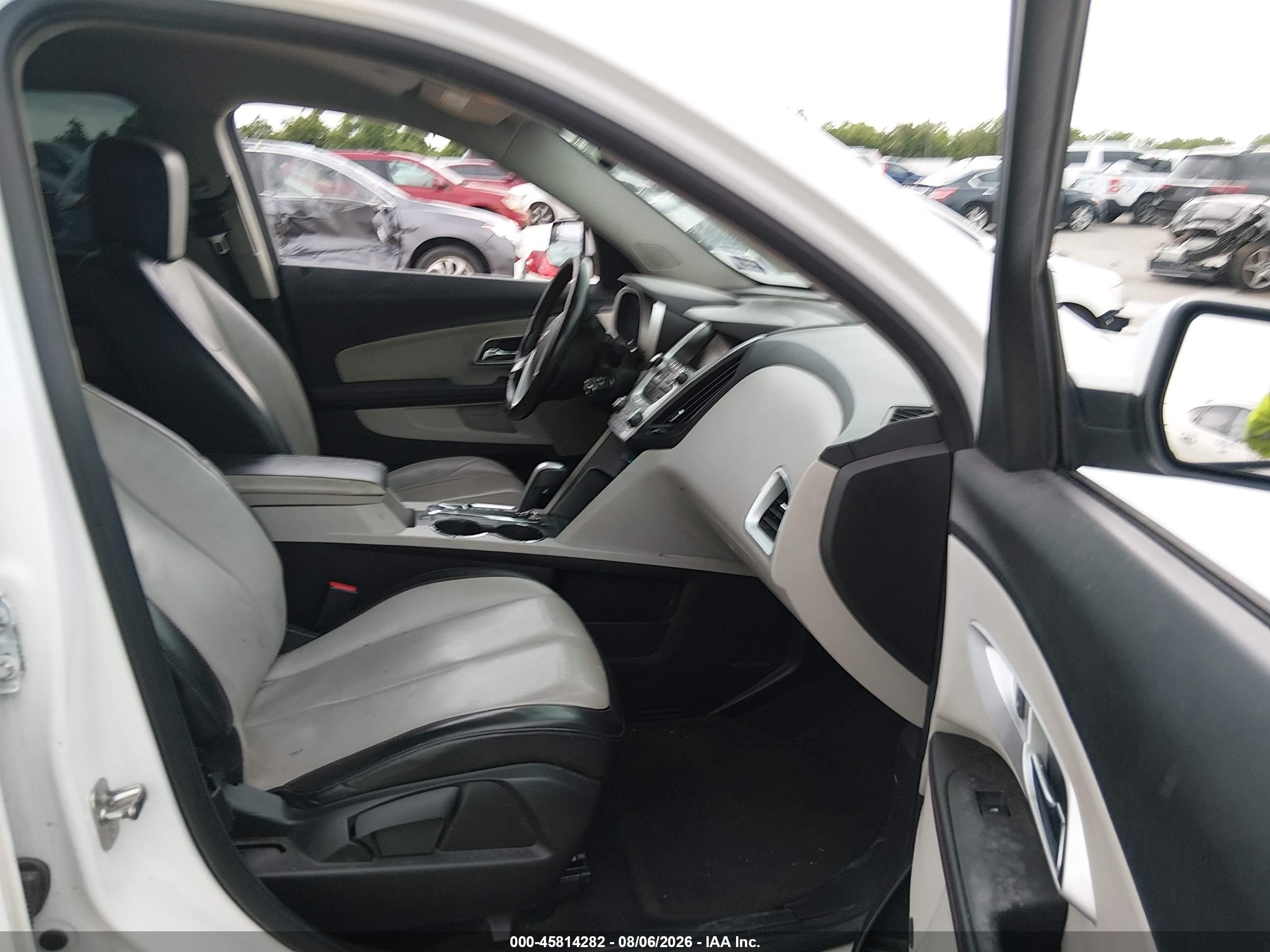 2012 Chevrolet Equinox Lt W/2lt White vin: 2GNALPEK1C6351162