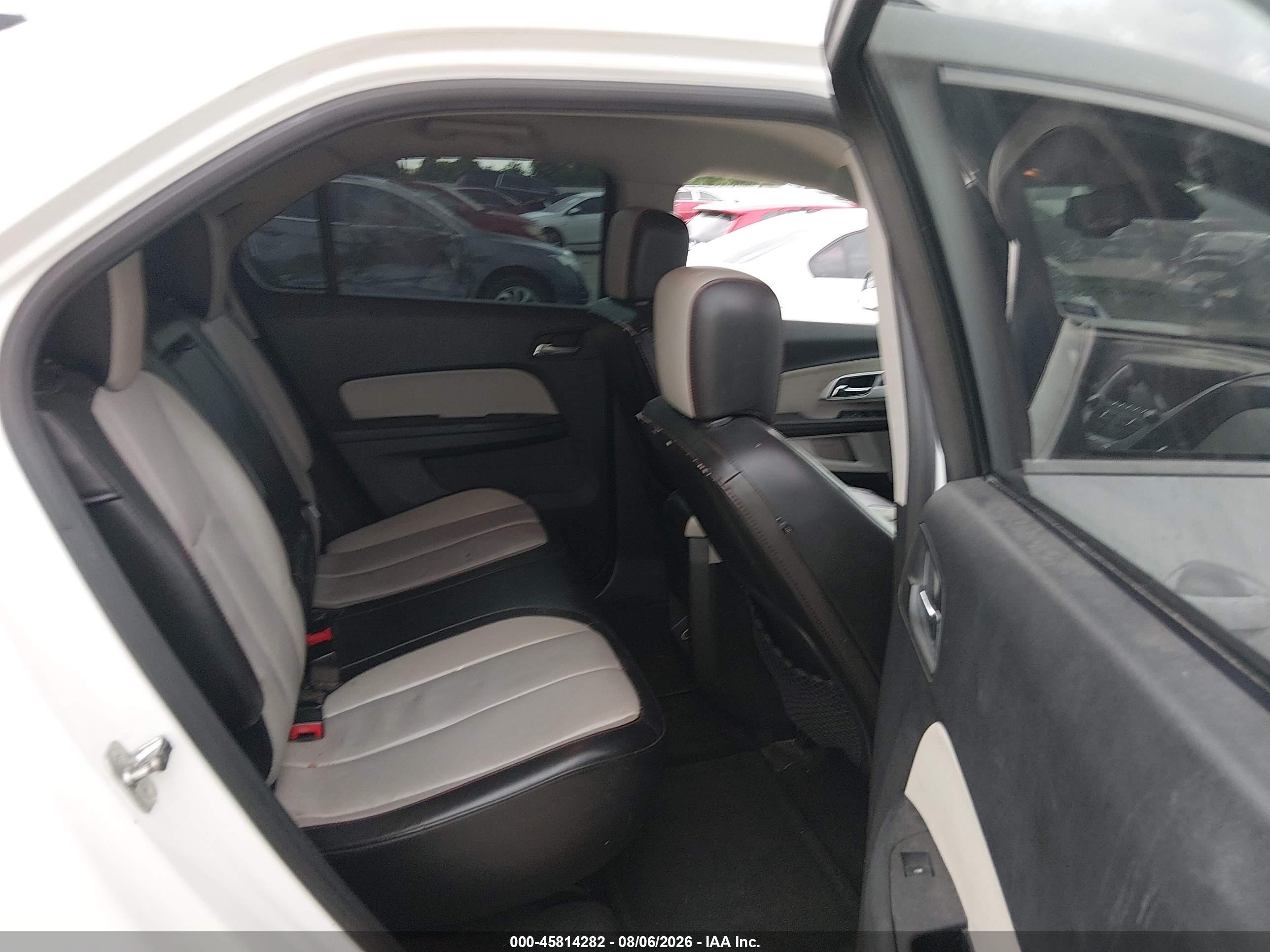 2012 Chevrolet Equinox Lt W/2lt White vin: 2GNALPEK1C6351162