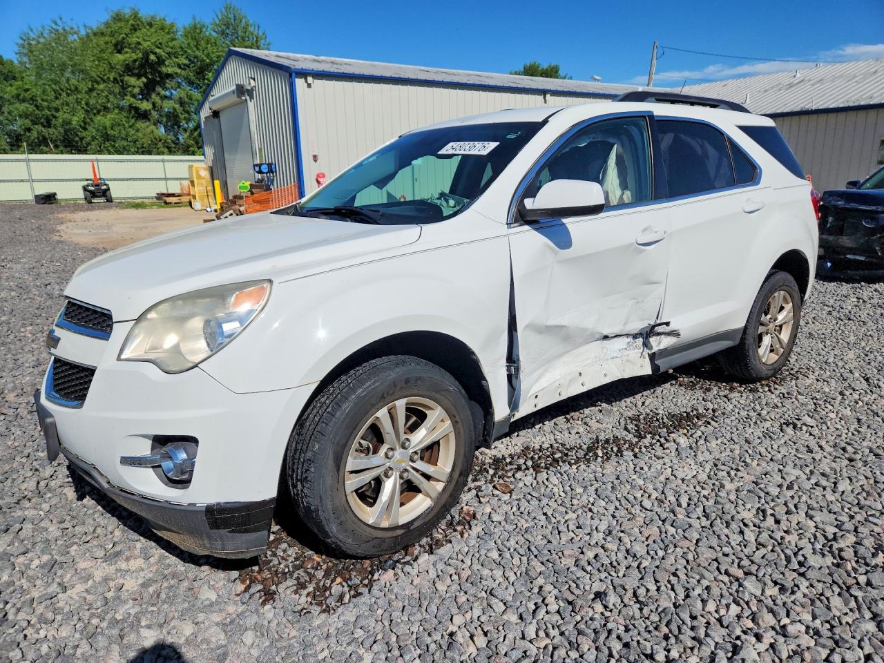 2012 Chevrolet Equinox Lt Белый vin: 2GNALPEK1C6375977