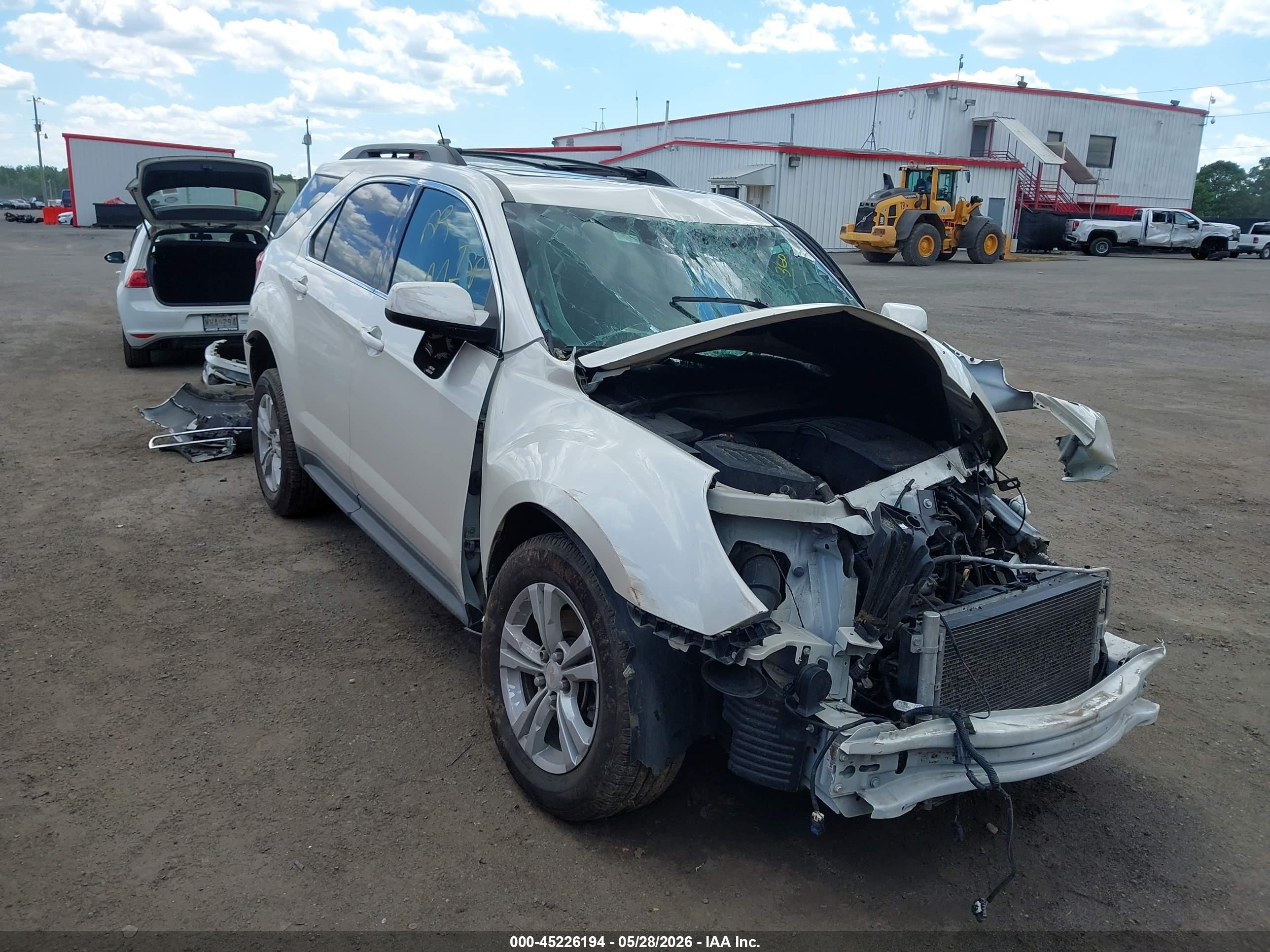 2013 Chevrolet Equinox 2lt White vin: 2GNALPEK1D1120051