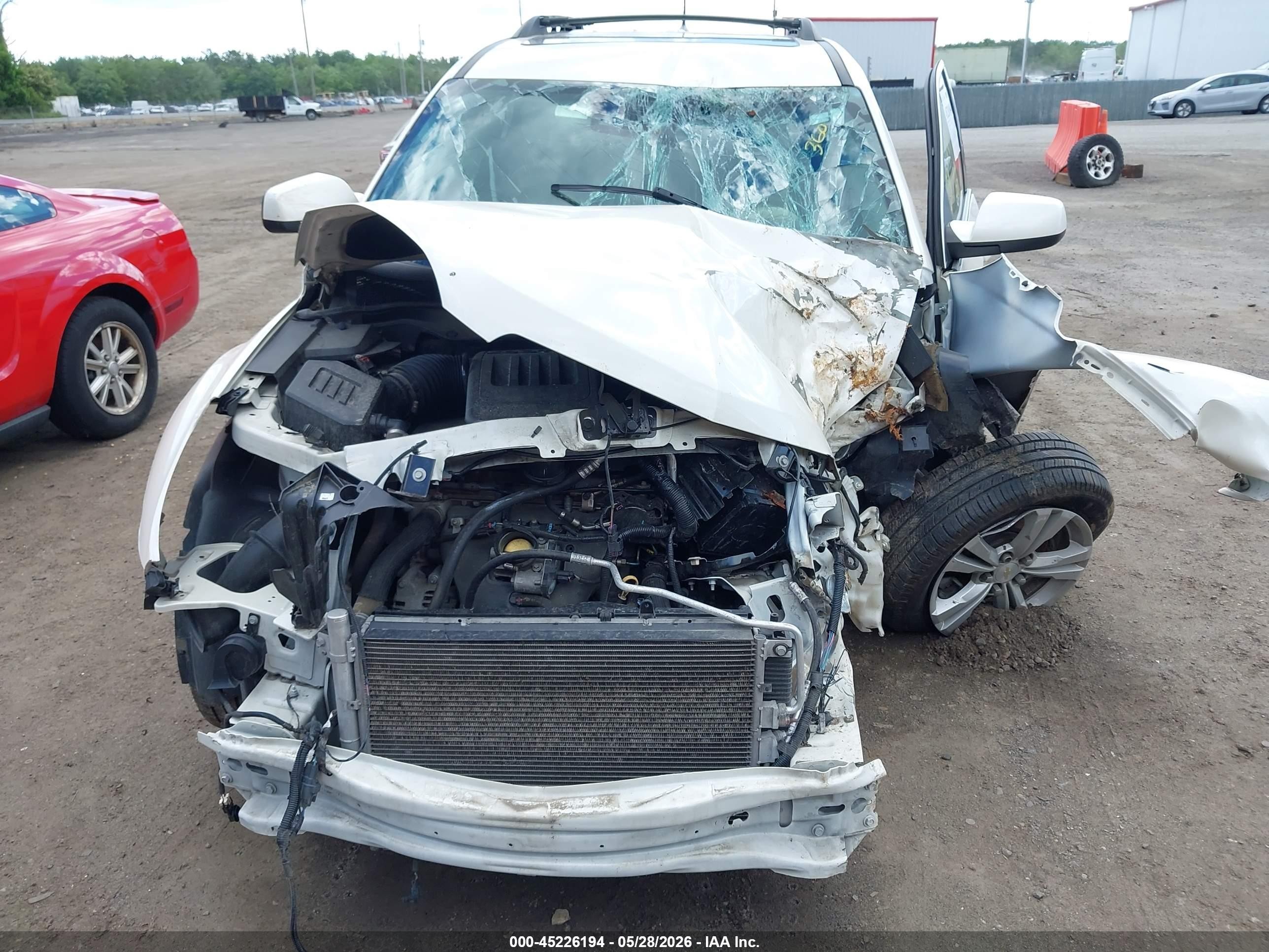 2013 Chevrolet Equinox 2lt White vin: 2GNALPEK1D1120051