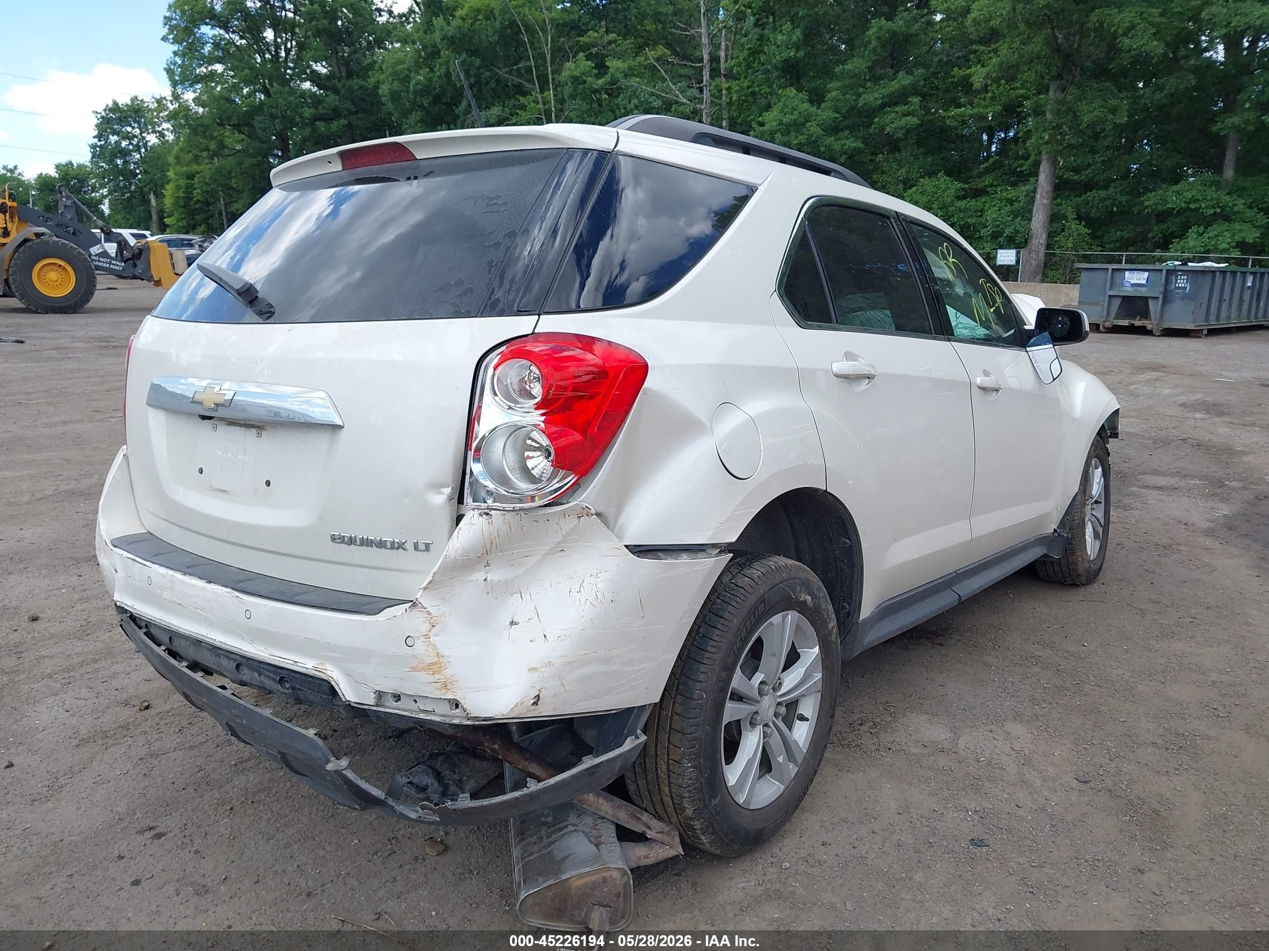 2013 Chevrolet Equinox 2lt White vin: 2GNALPEK1D1120051