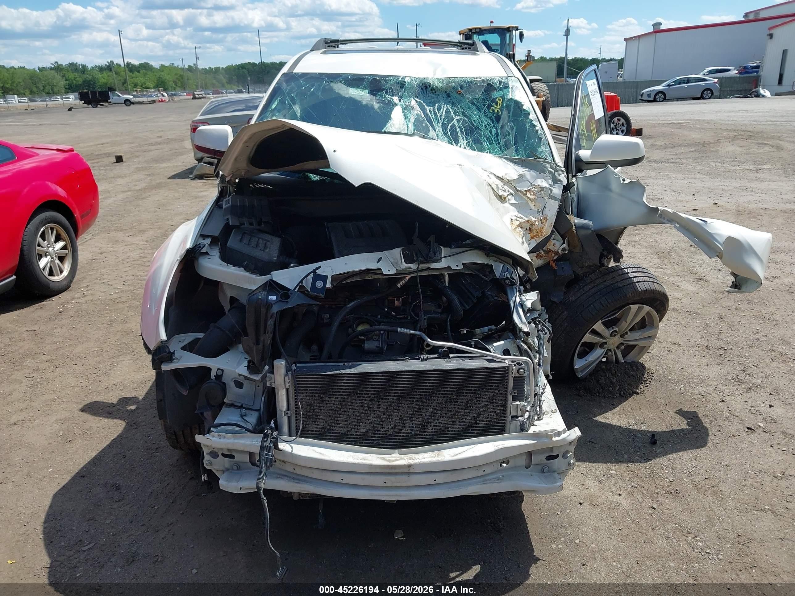 2013 Chevrolet Equinox 2lt White vin: 2GNALPEK1D1120051