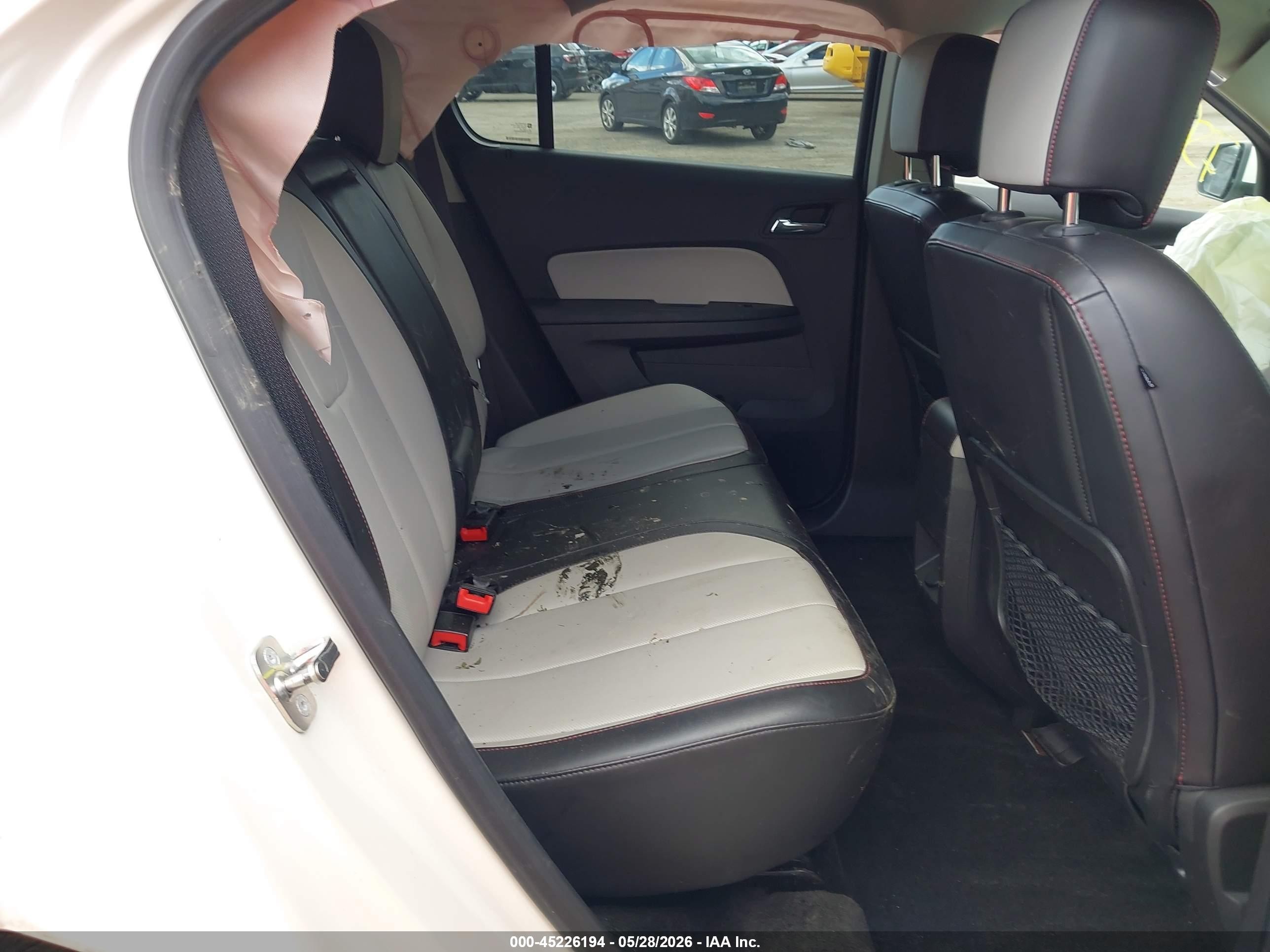 2013 Chevrolet Equinox 2lt White vin: 2GNALPEK1D1120051