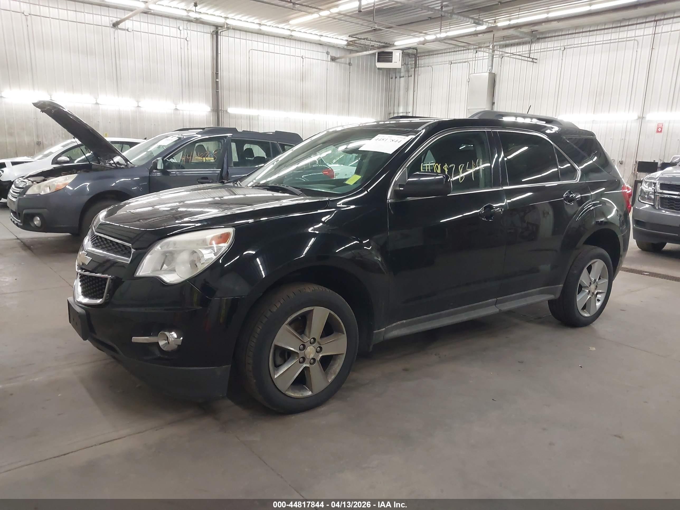 2013 Chevrolet Equinox 2lt Black vin: 2GNALPEK1D1133348