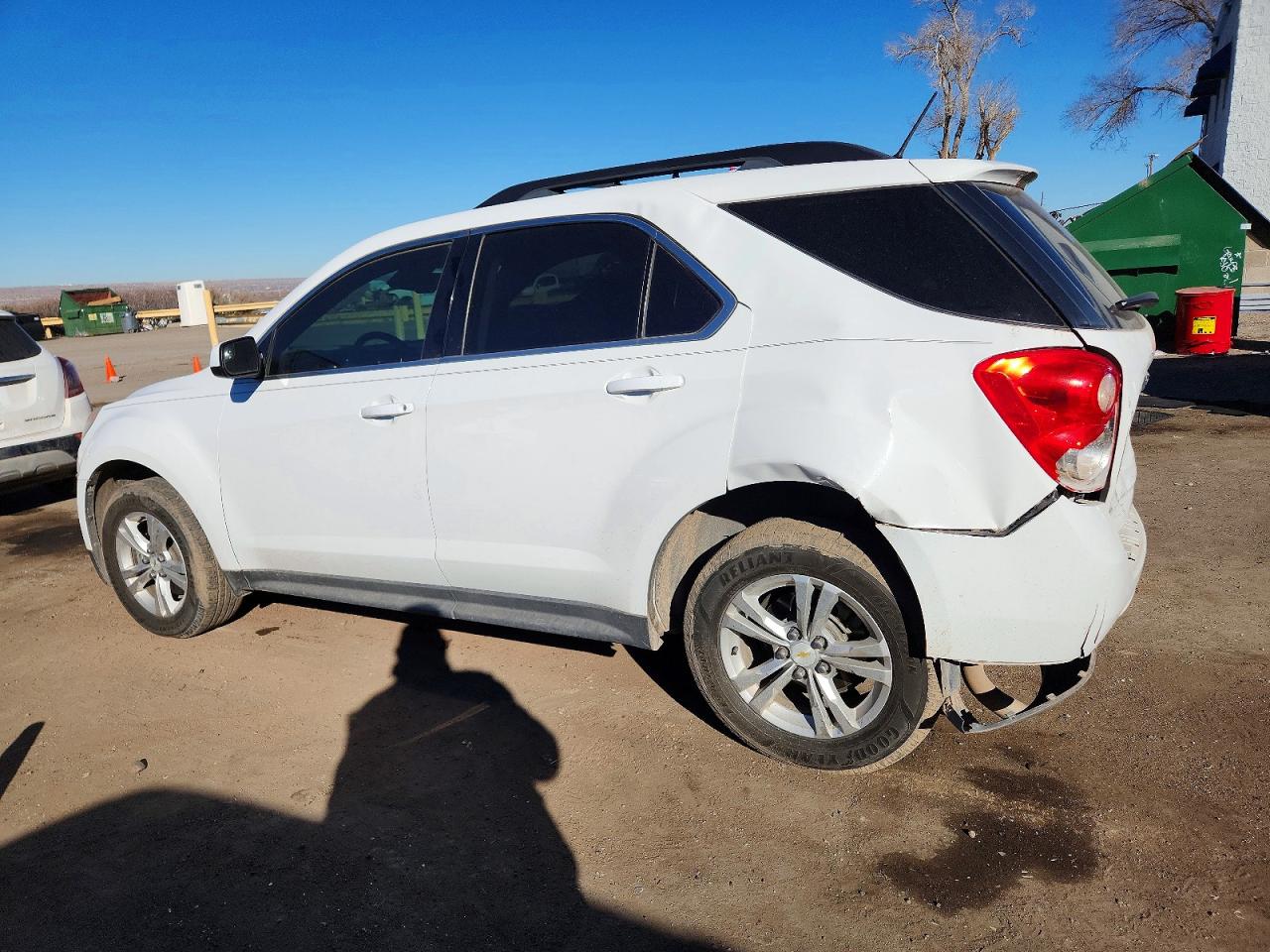 2013 Chevrolet Equinox Lt White vin: 2GNALPEK1D1151624
