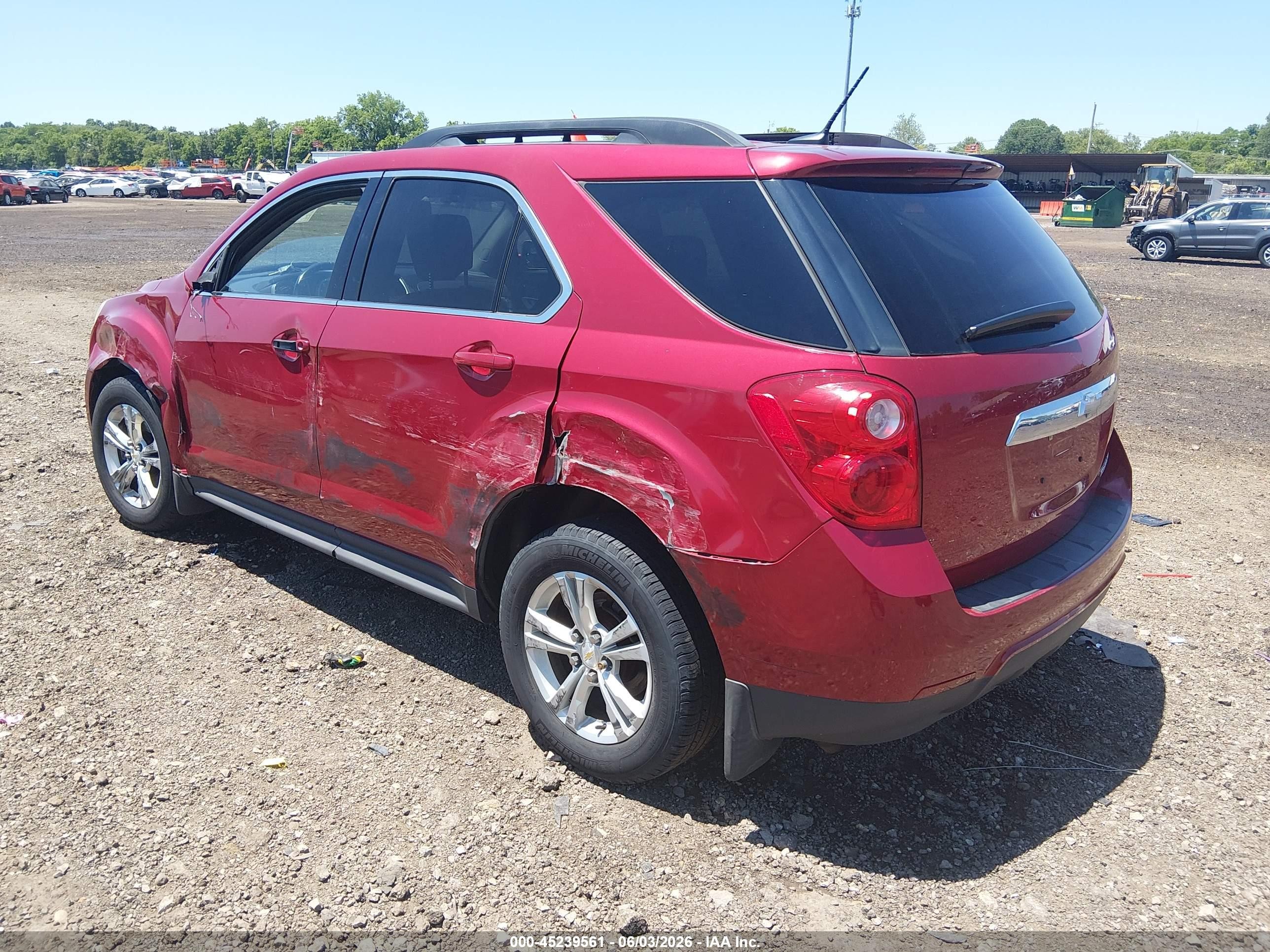 2013 Chevrolet Equinox 2lt Maroon vin: 2GNALPEK1D1231926