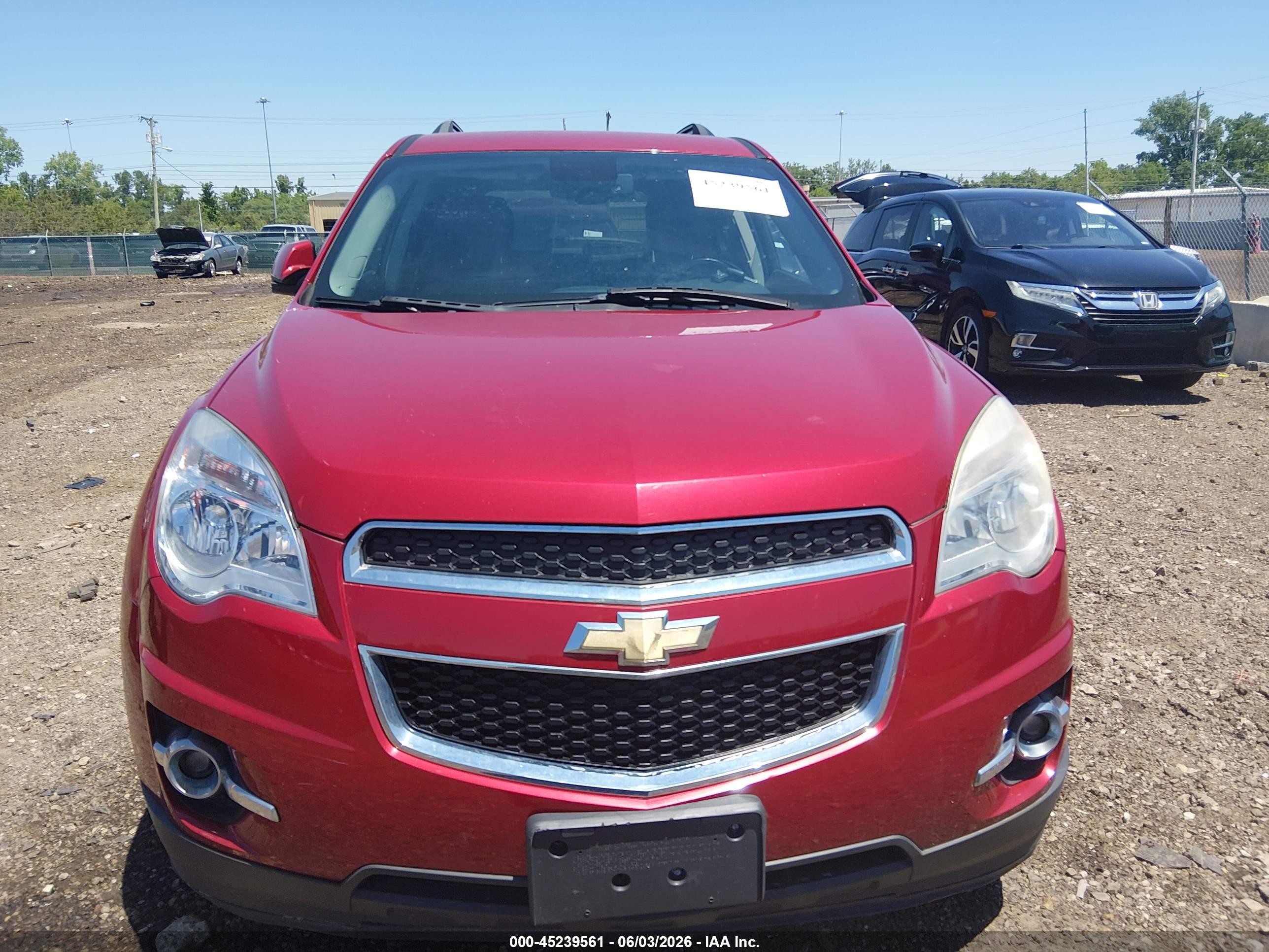 2013 Chevrolet Equinox 2lt Maroon vin: 2GNALPEK1D1231926