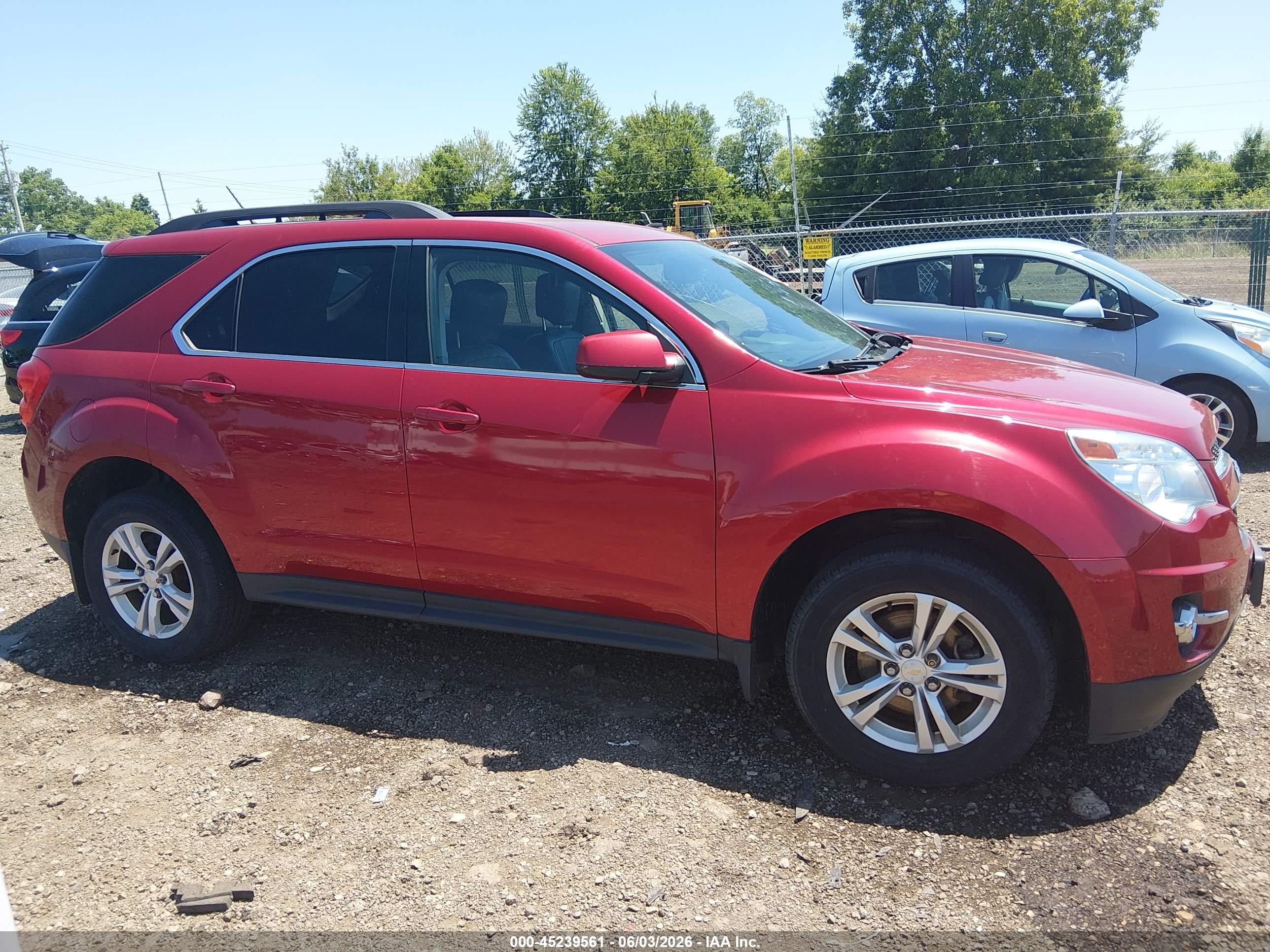 2013 Chevrolet Equinox 2lt Maroon vin: 2GNALPEK1D1231926