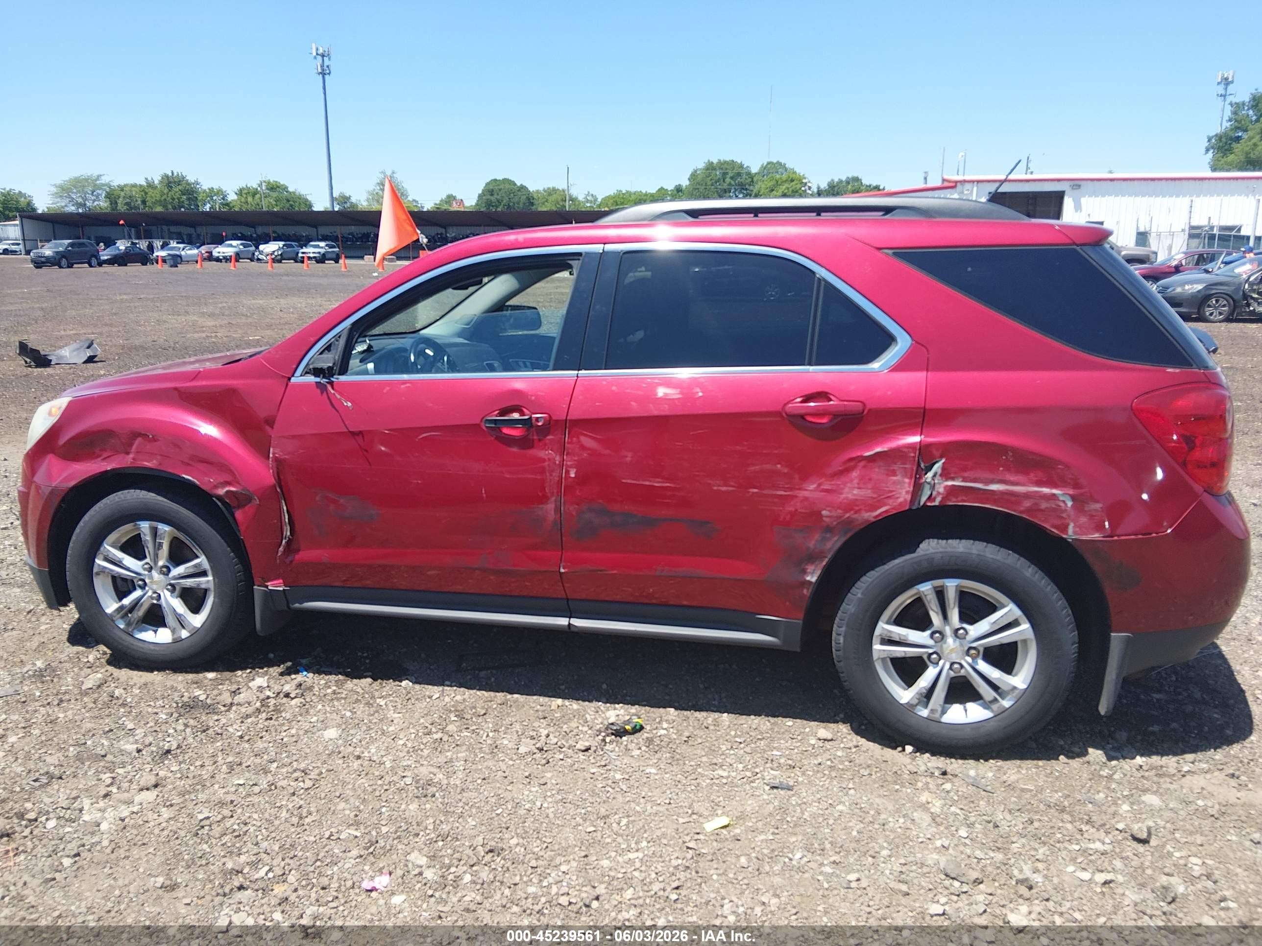2013 Chevrolet Equinox 2lt Maroon vin: 2GNALPEK1D1231926