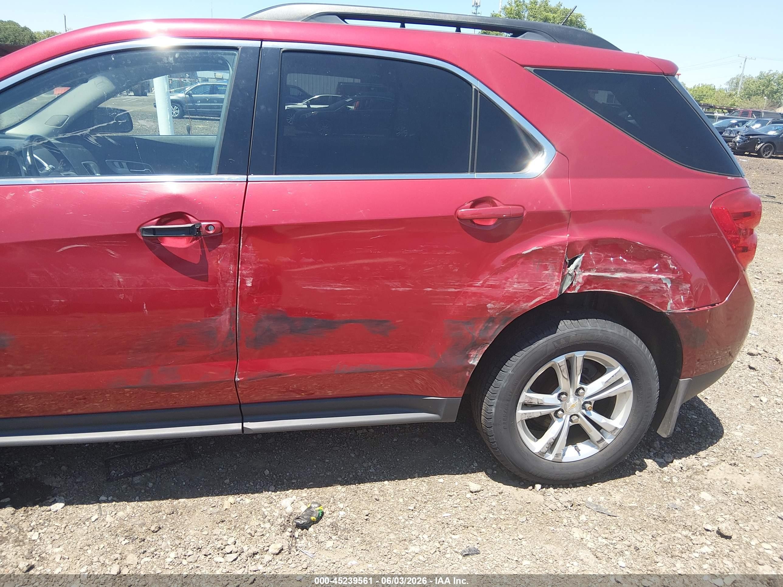 2013 Chevrolet Equinox 2lt Maroon vin: 2GNALPEK1D1231926