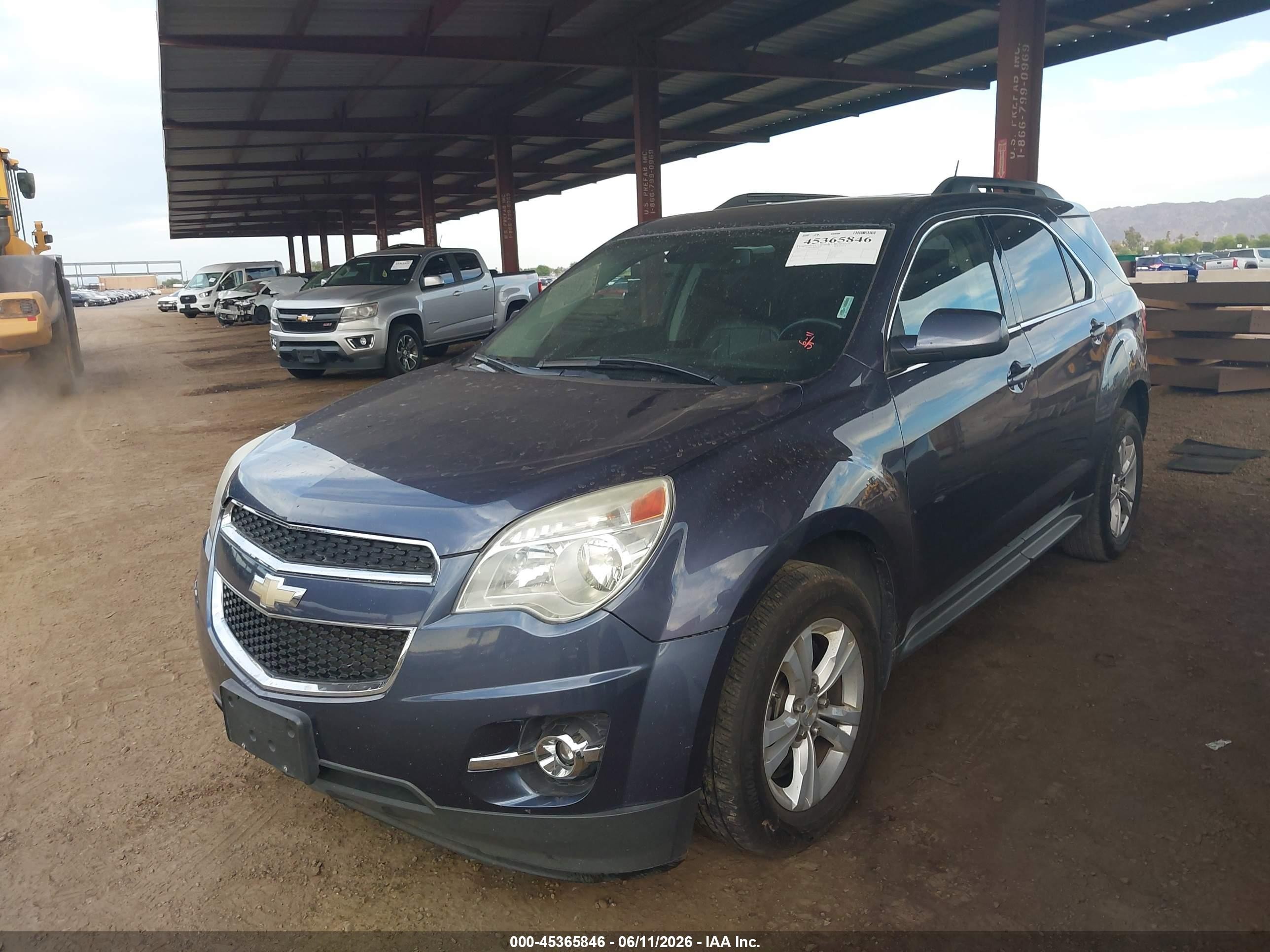 2013 Chevrolet Equinox 2lt Blue vin: 2GNALPEK1D6166532