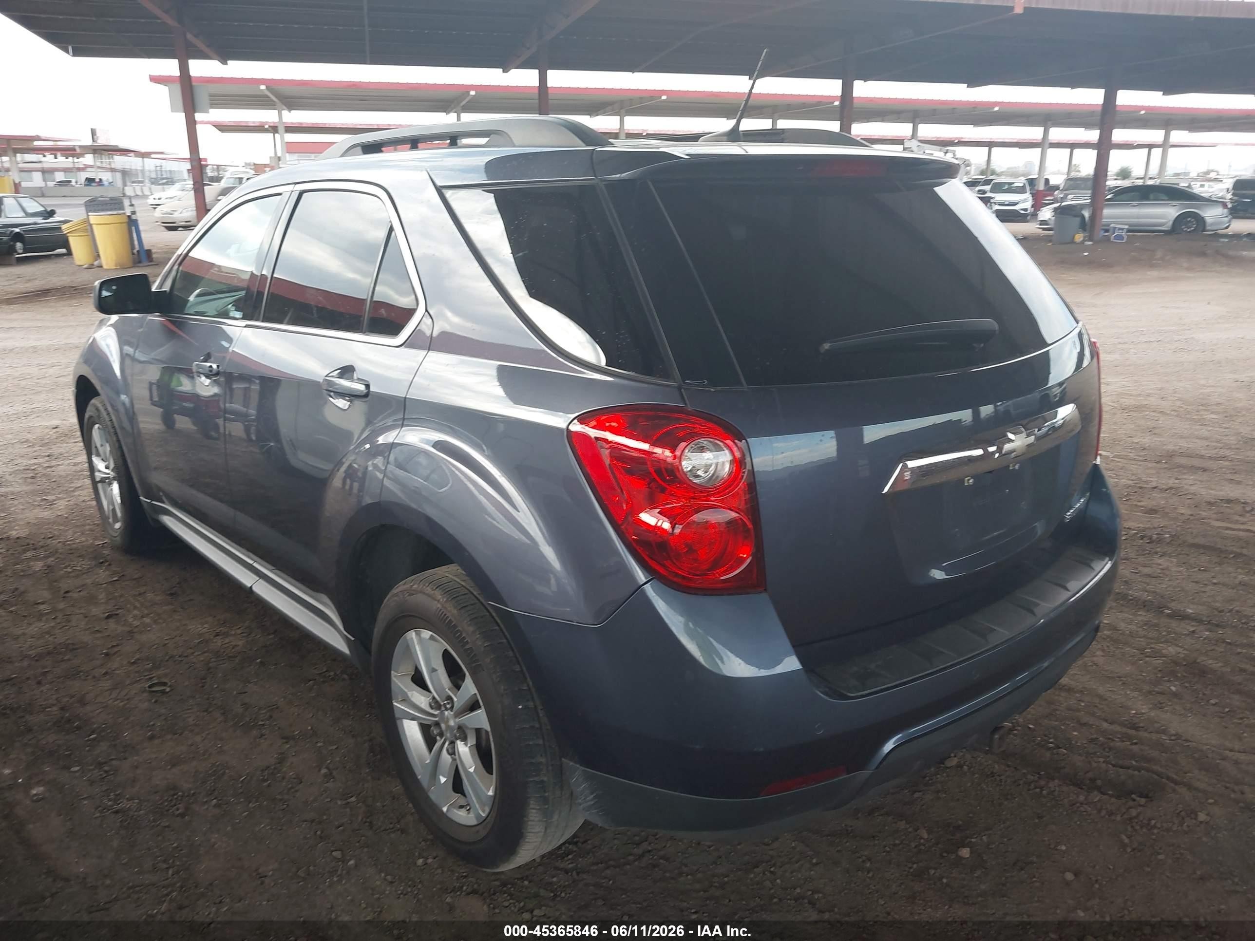 2013 Chevrolet Equinox 2lt Blue vin: 2GNALPEK1D6166532