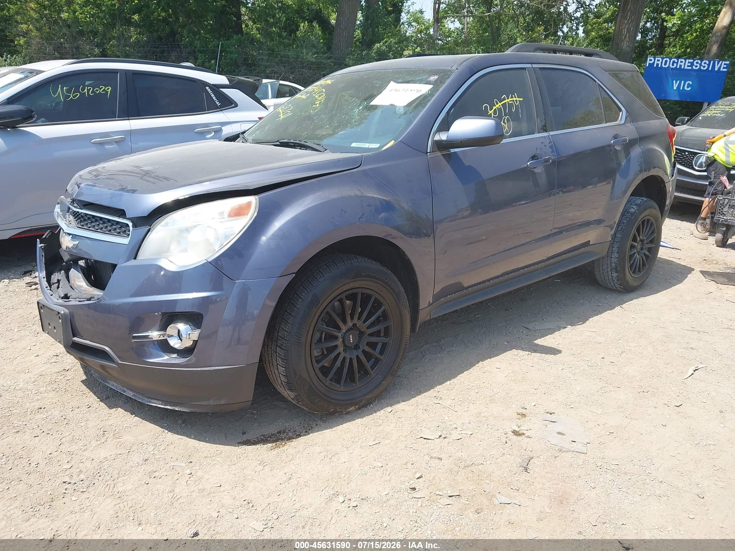2013 Chevrolet Equinox Lt Dark Blue vin: 2GNALPEK1D6309754