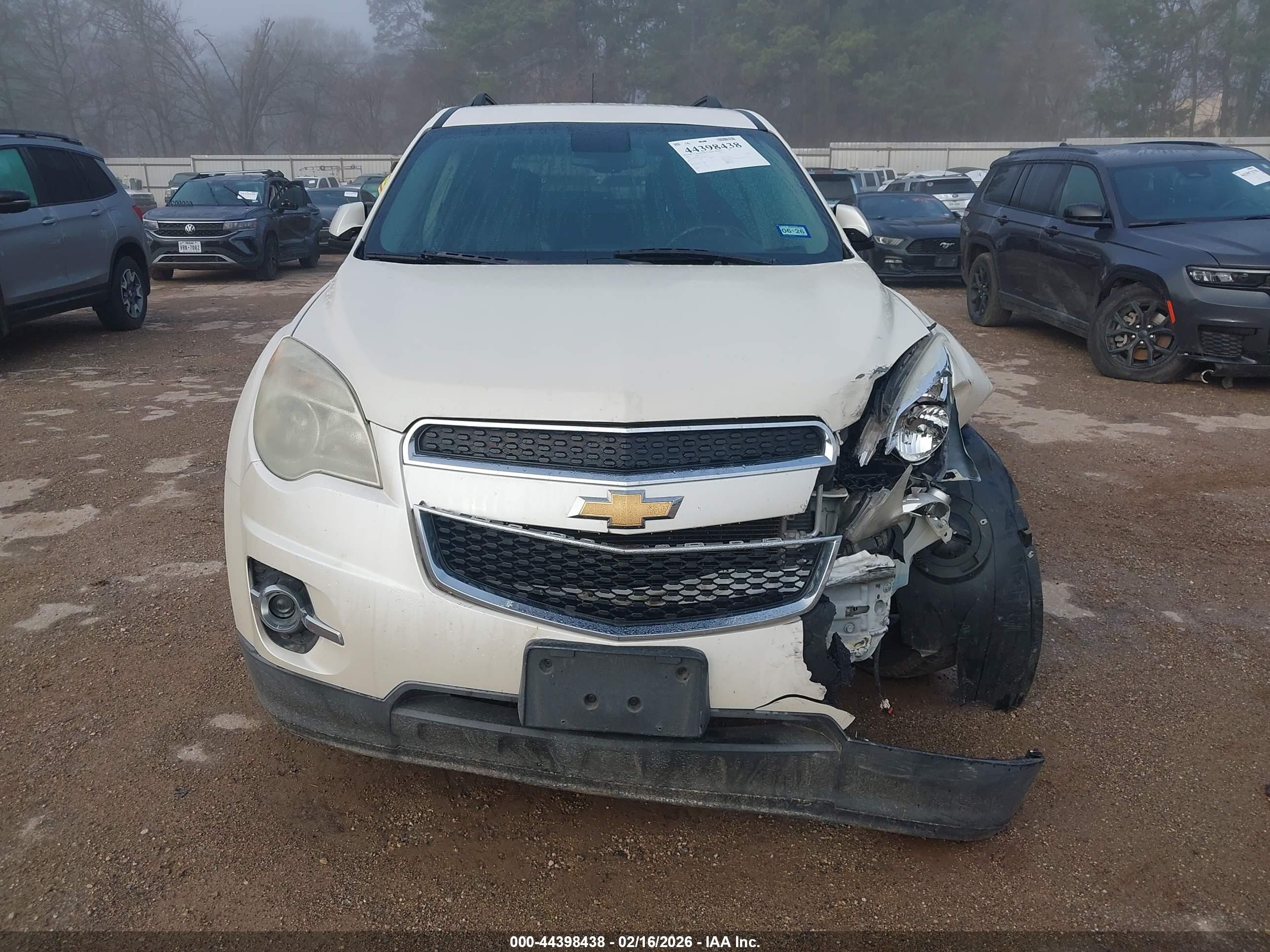 2012 Chevrolet Equinox 2lt Белый vin: 2GNALPEK2C1262567