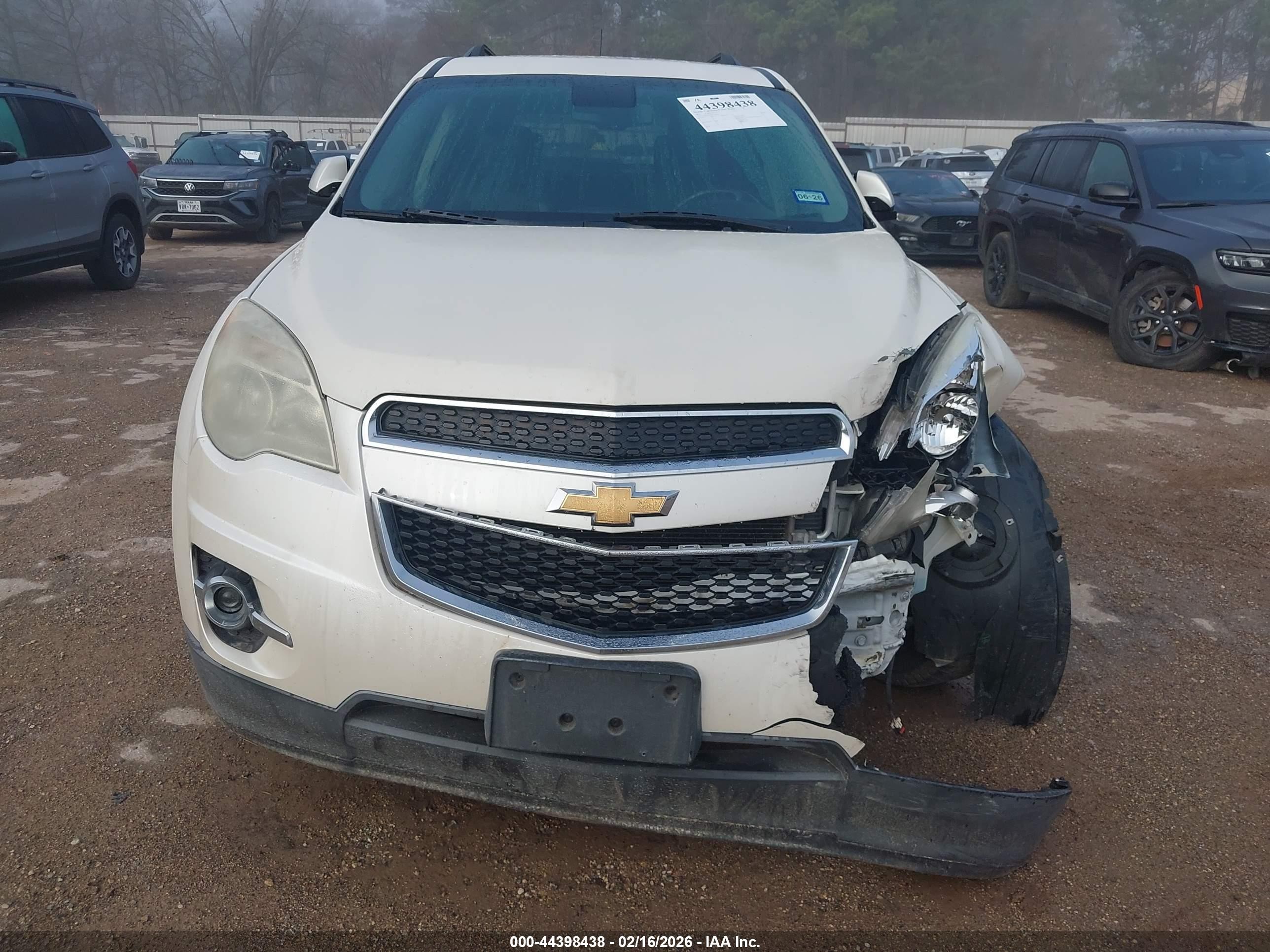 2012 Chevrolet Equinox 2lt Белый vin: 2GNALPEK2C1262567