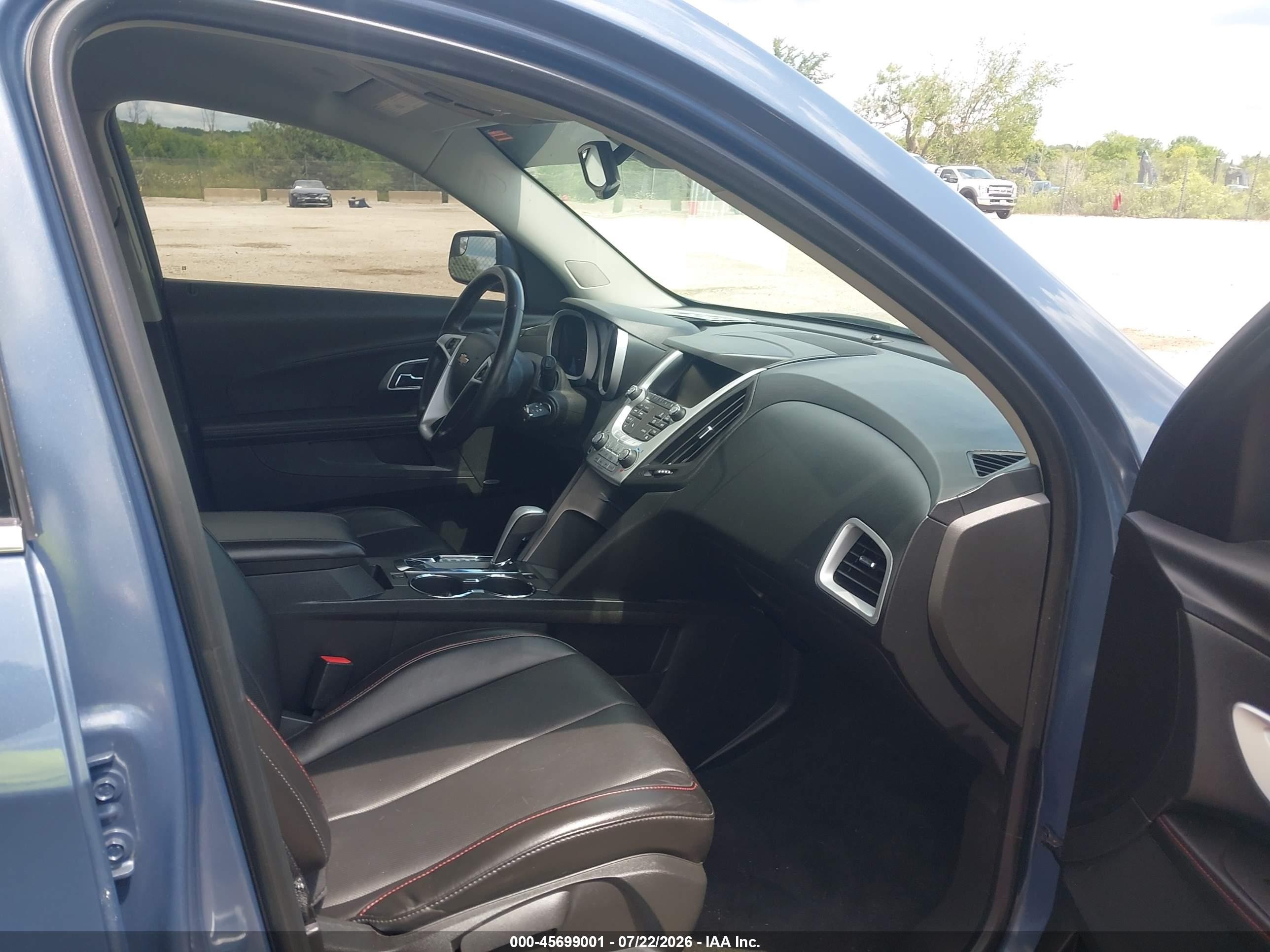 2012 Chevrolet Equinox Lt W/2lt Blue vin: 2GNALPEK2C6276343