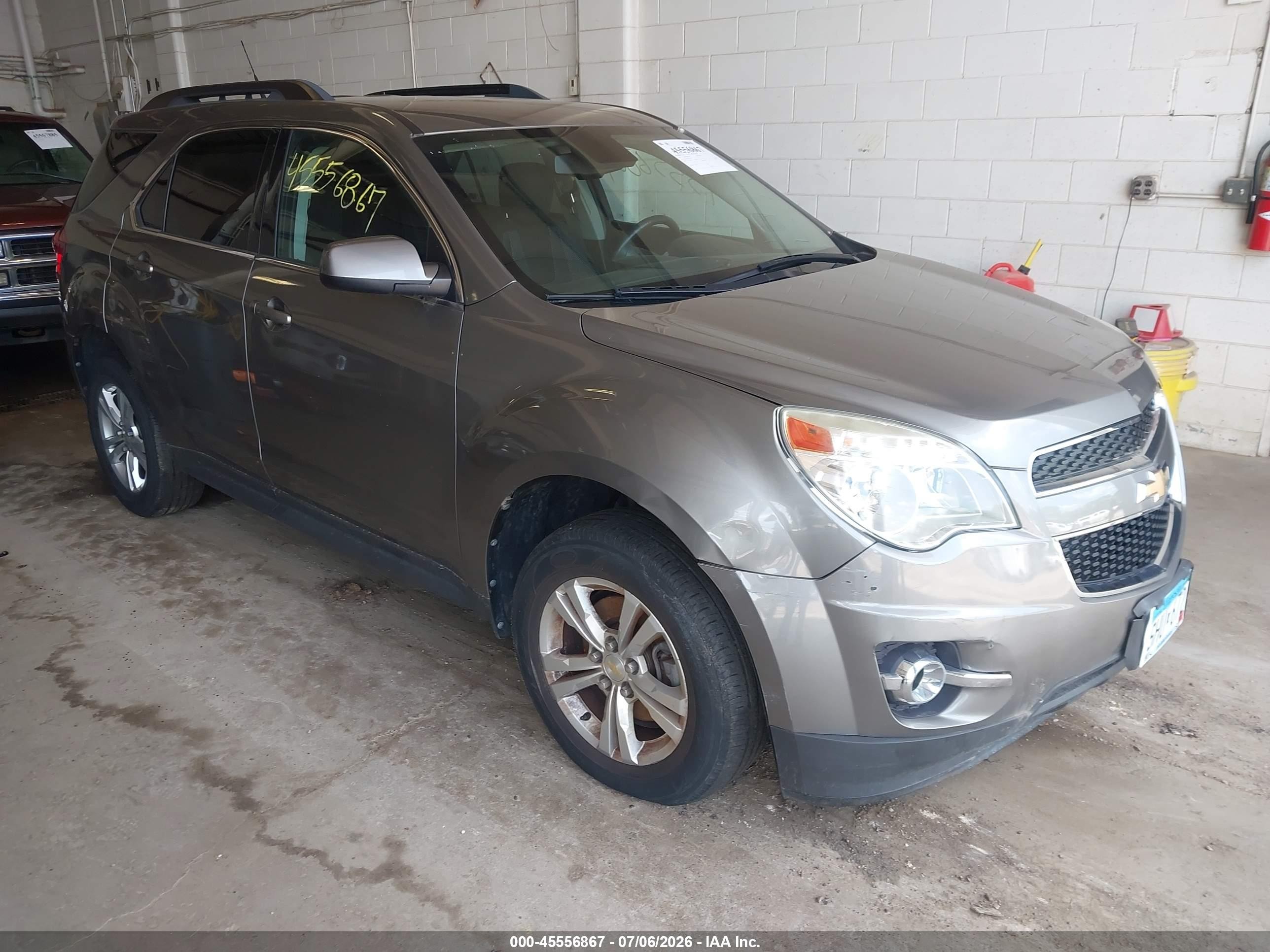 2012 Chevrolet Equinox Lt W/2lt Gray vin: 2GNALPEK2C6301631