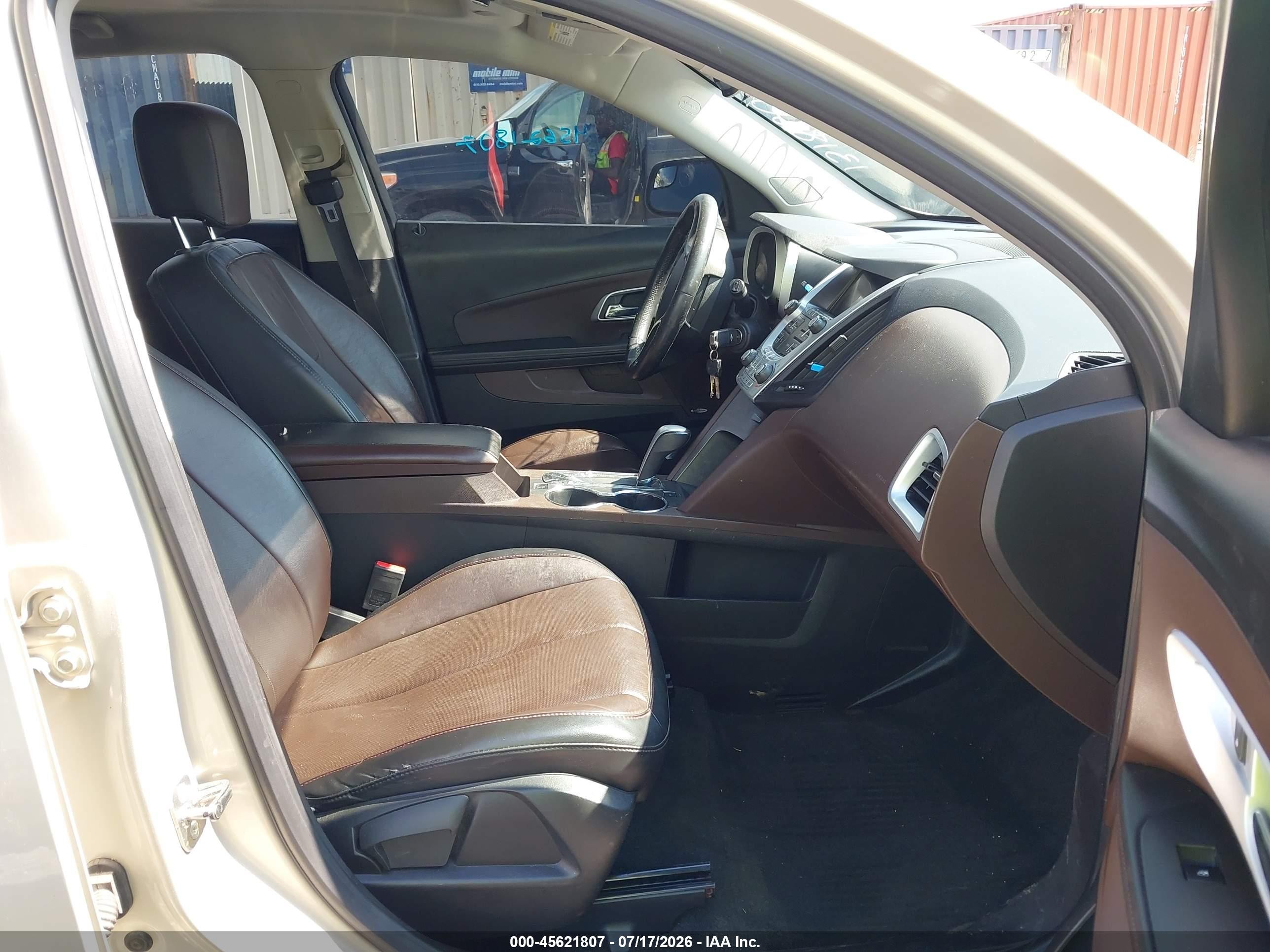 2012 Chevrolet Equinox Lt W/2lt Tan vin: 2GNALPEK3C1131860