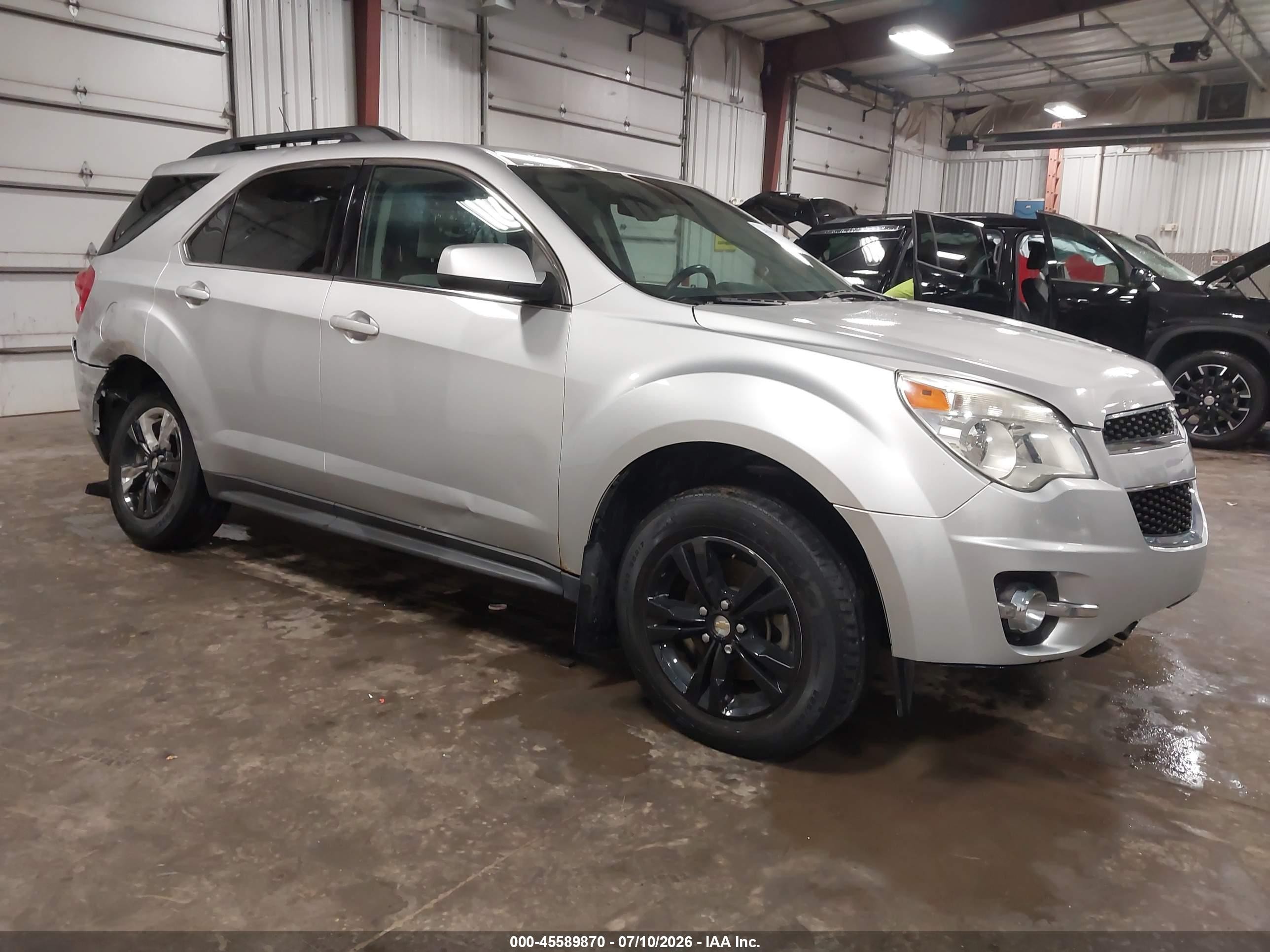 2012 Chevrolet Equinox Lt W/2lt Silver vin: 2GNALPEK3C1133334