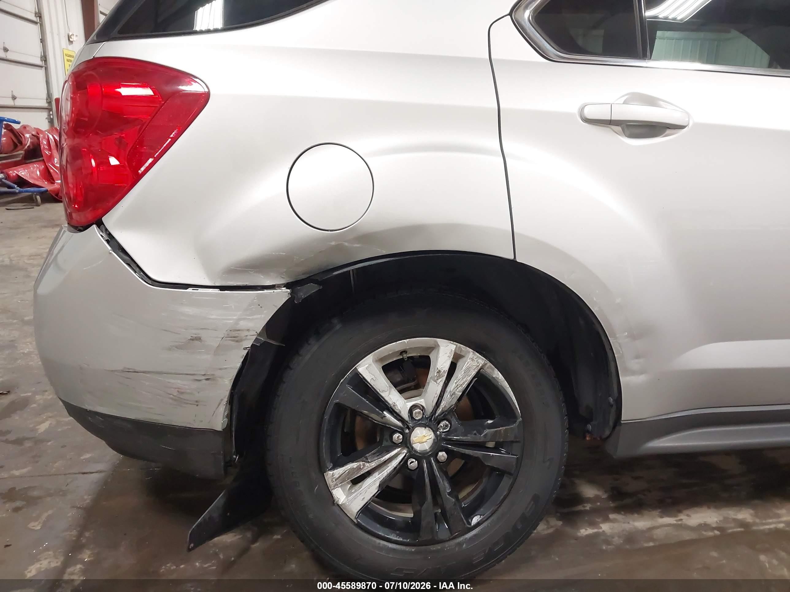 2012 Chevrolet Equinox Lt W/2lt Silver vin: 2GNALPEK3C1133334