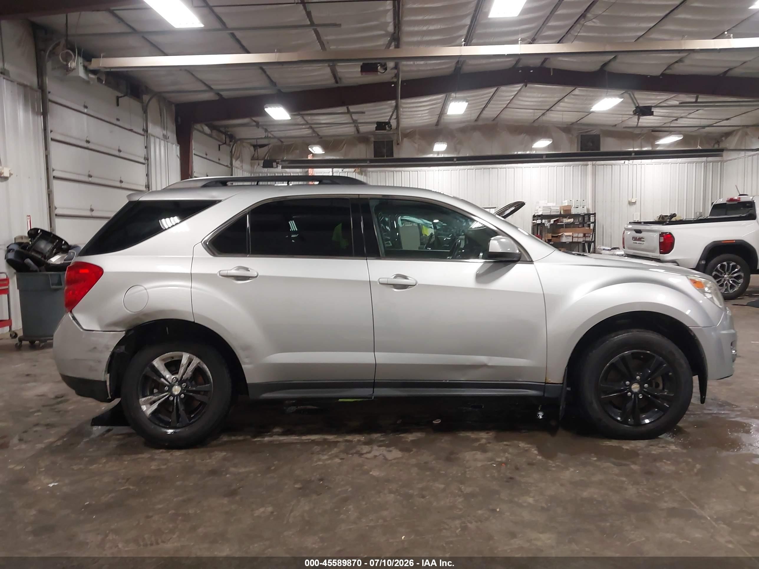2012 Chevrolet Equinox Lt W/2lt Silver vin: 2GNALPEK3C1133334