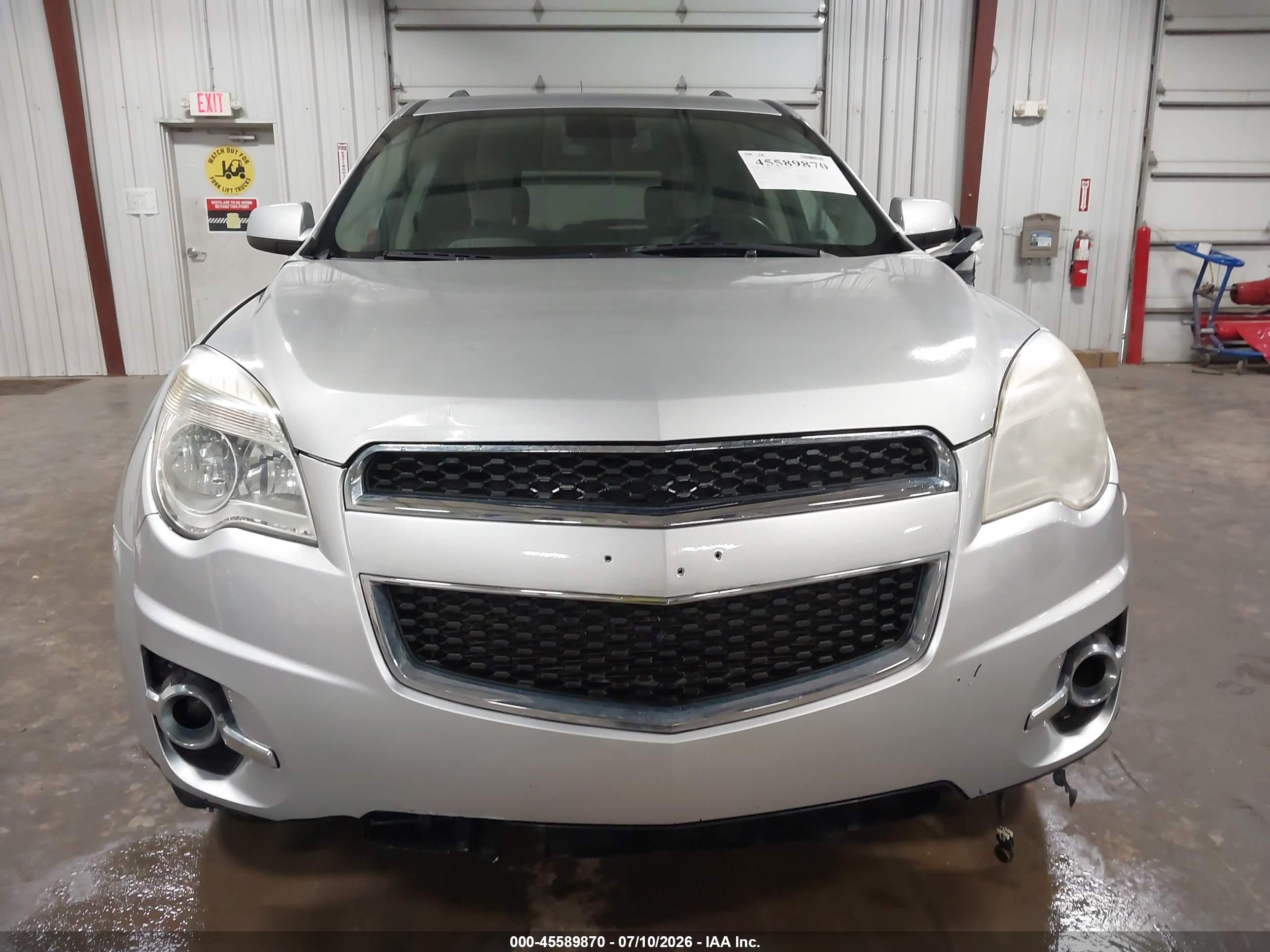 2012 Chevrolet Equinox Lt W/2lt Silver vin: 2GNALPEK3C1133334