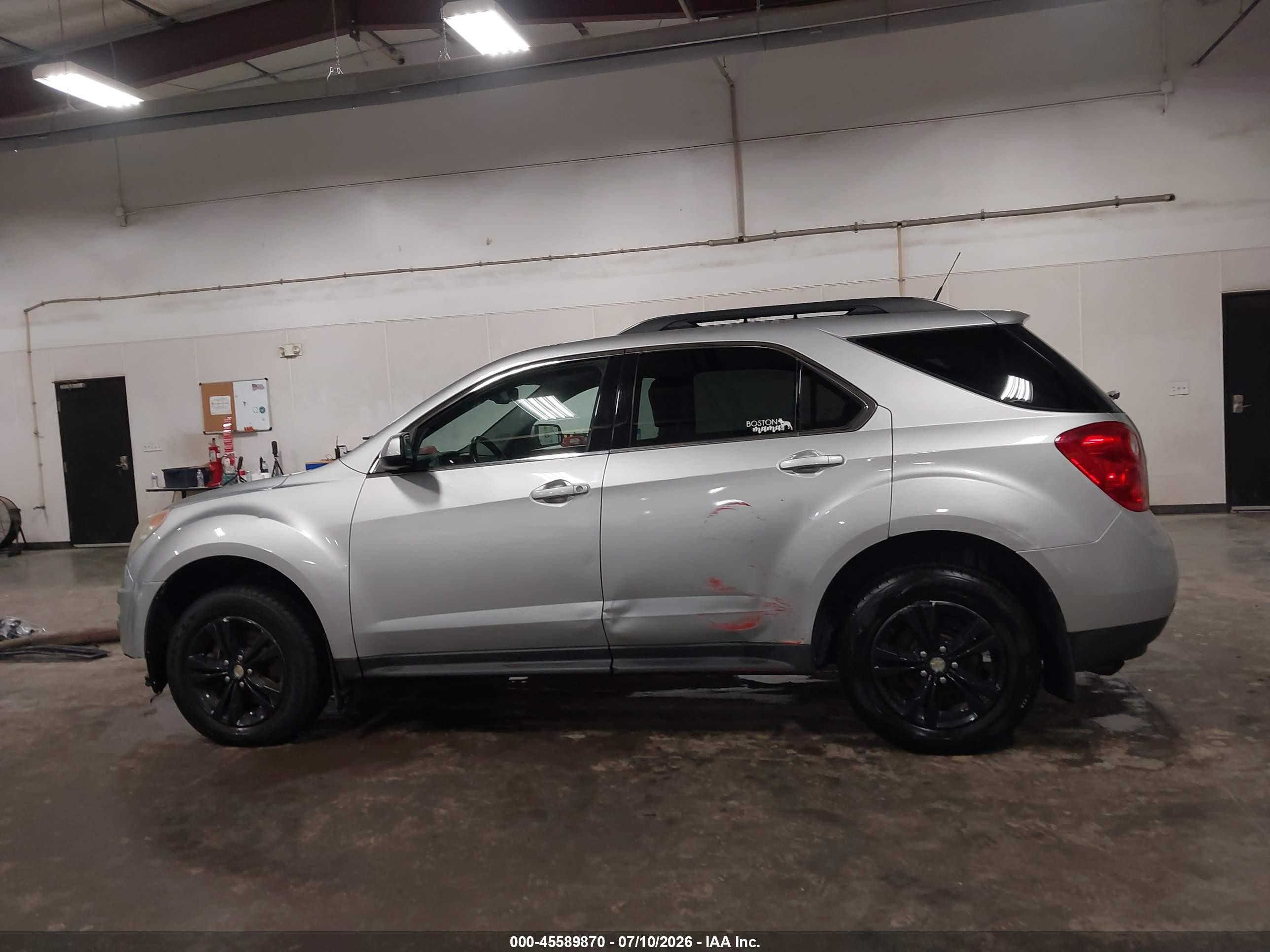 2012 Chevrolet Equinox Lt W/2lt Silver vin: 2GNALPEK3C1133334