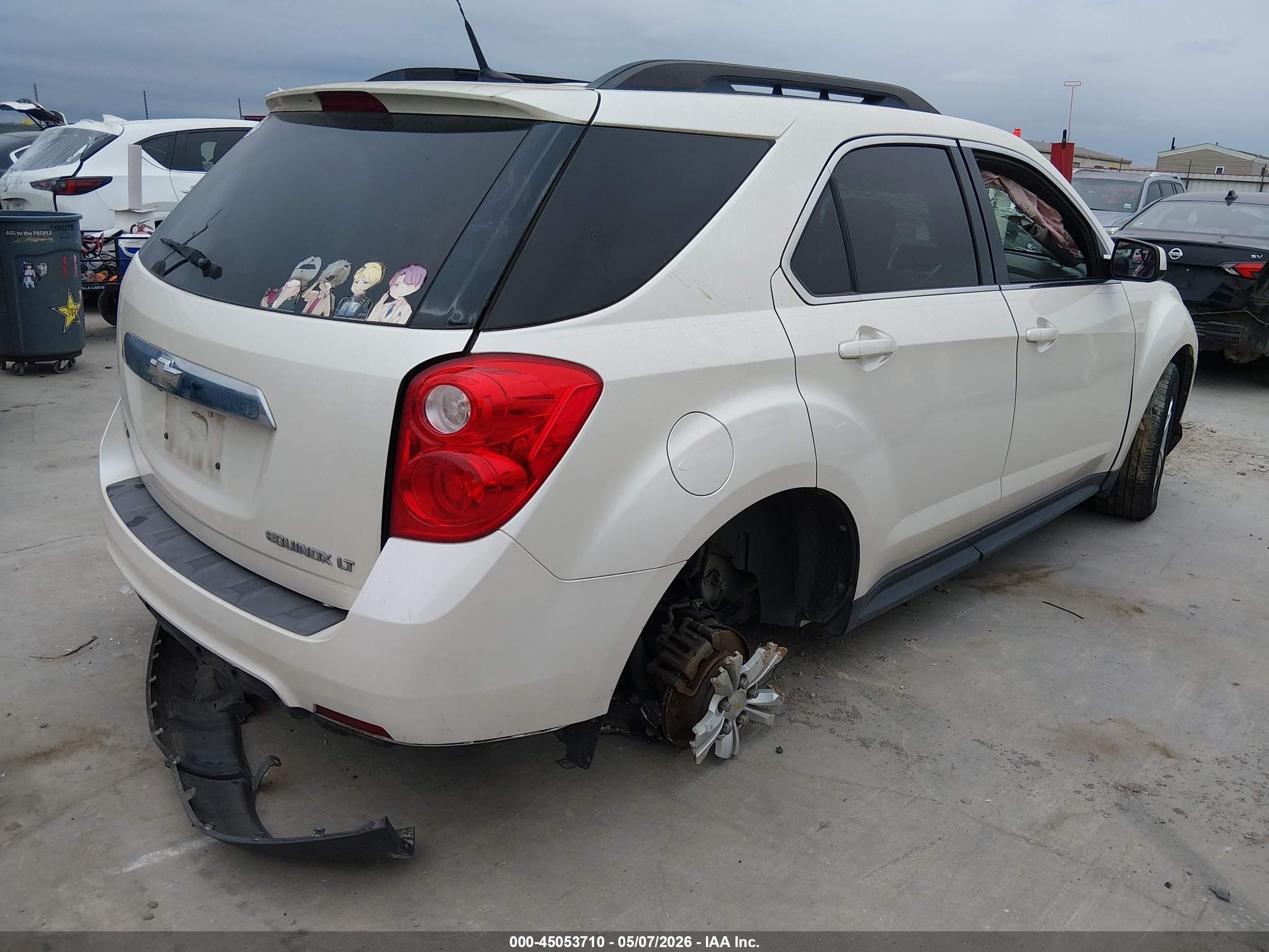 2012 Chevrolet Equinox 2lt White vin: 2GNALPEK3C1214432